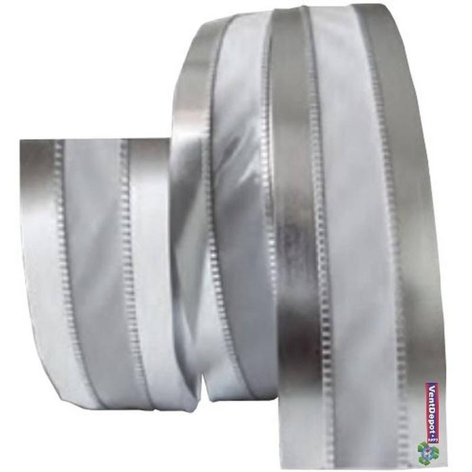 Lona Antivibracion Ducto Redondo, MXFLX-001-17, -30%C/+80C Rango de Temperatura, 50m Longitud, Poliéster/PVC, FlexSteal