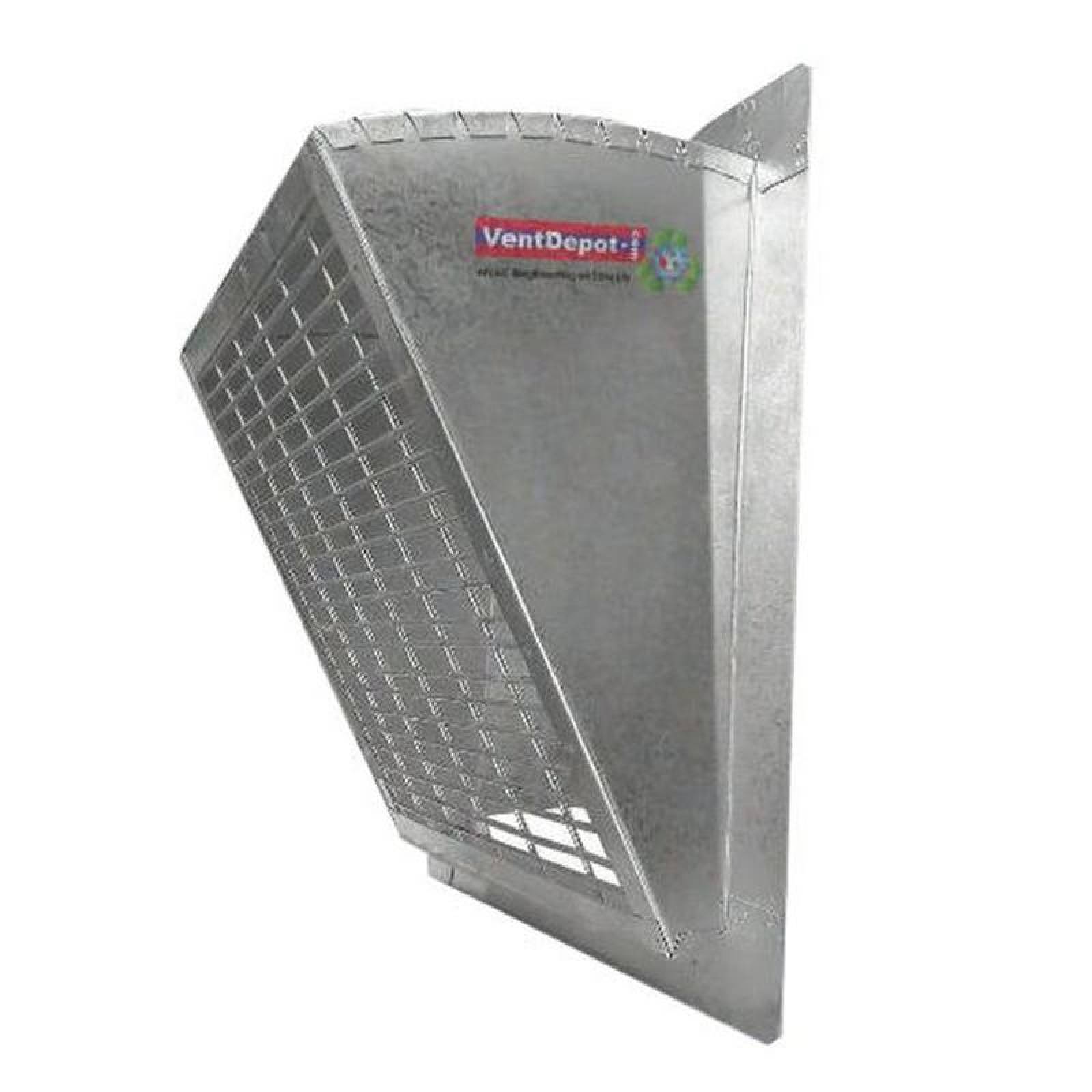 Cubiertas para Extractores de Aire MXSAP-028 60x60" Galvanizada Cal, 18 Malla Electrosoldada Inclinación 30grado Gorro cubre lluvia SimplexCap