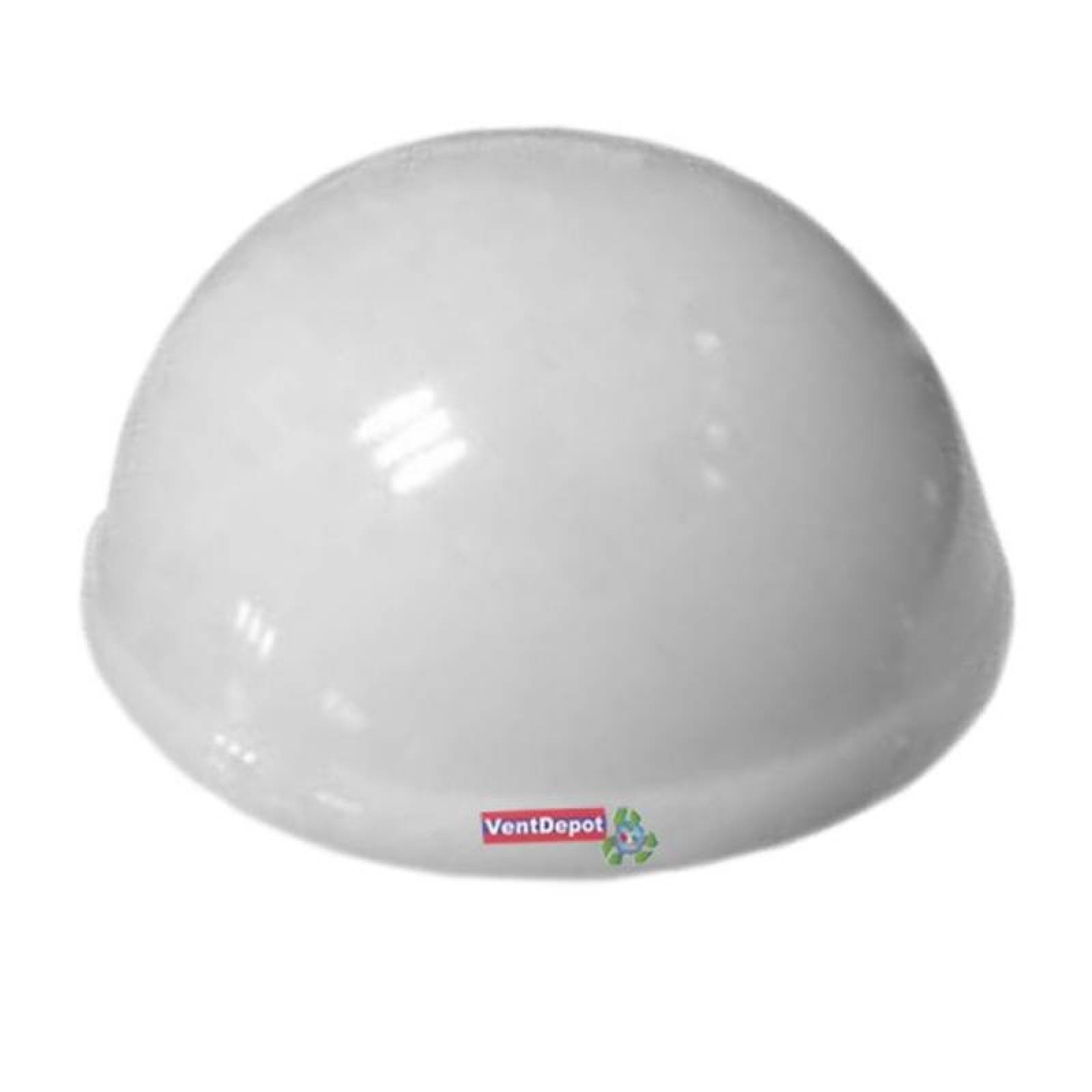 Domos Burbuja Esfericos Fabricacion MXSME-018 Diametro interno 24" Color Opalino Blanco SolarDome