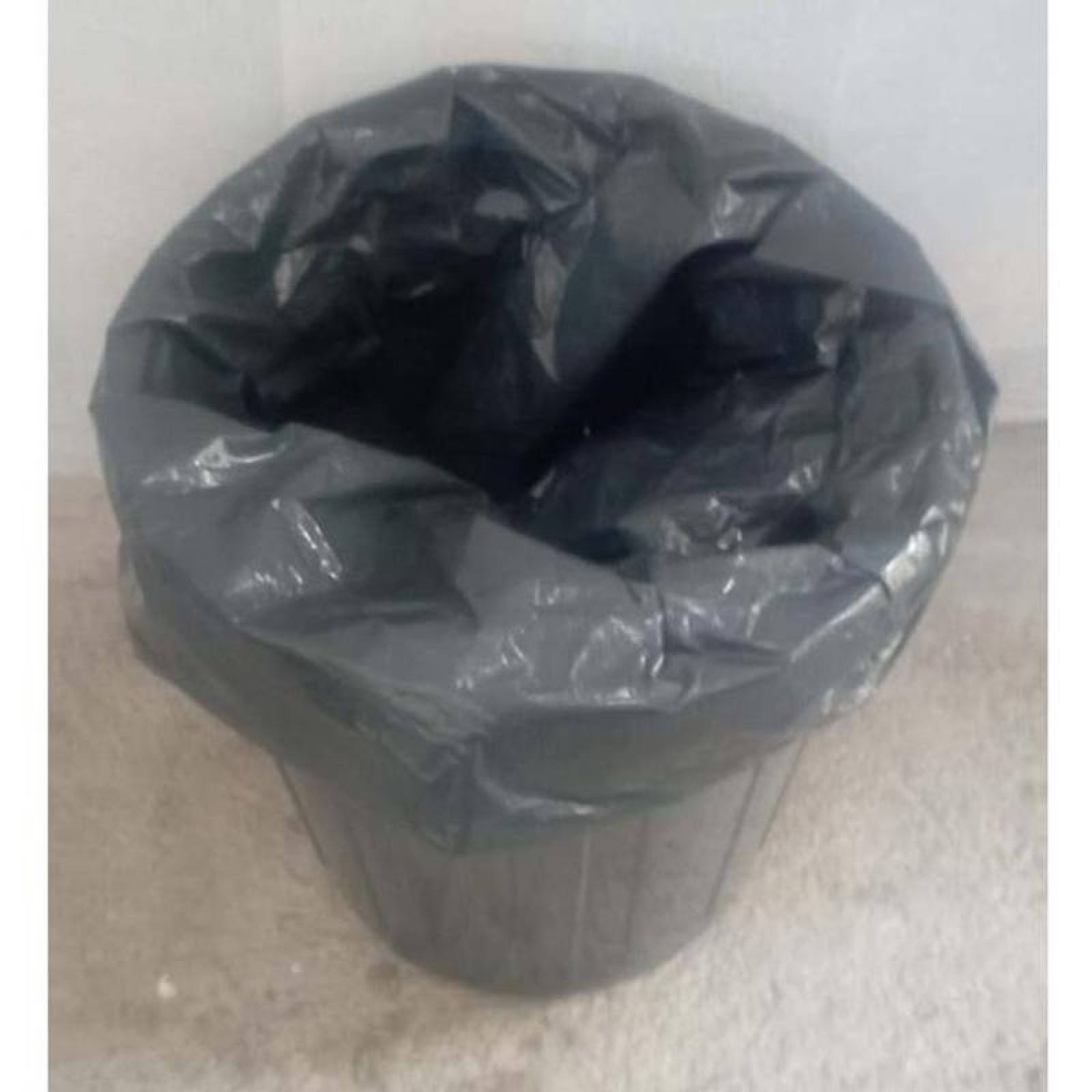 Bote para Basura para el Jardín MXRCB-001-1 1 Pza 22lts Polietileno Color Gris Tapa Gris, RecyMedGray