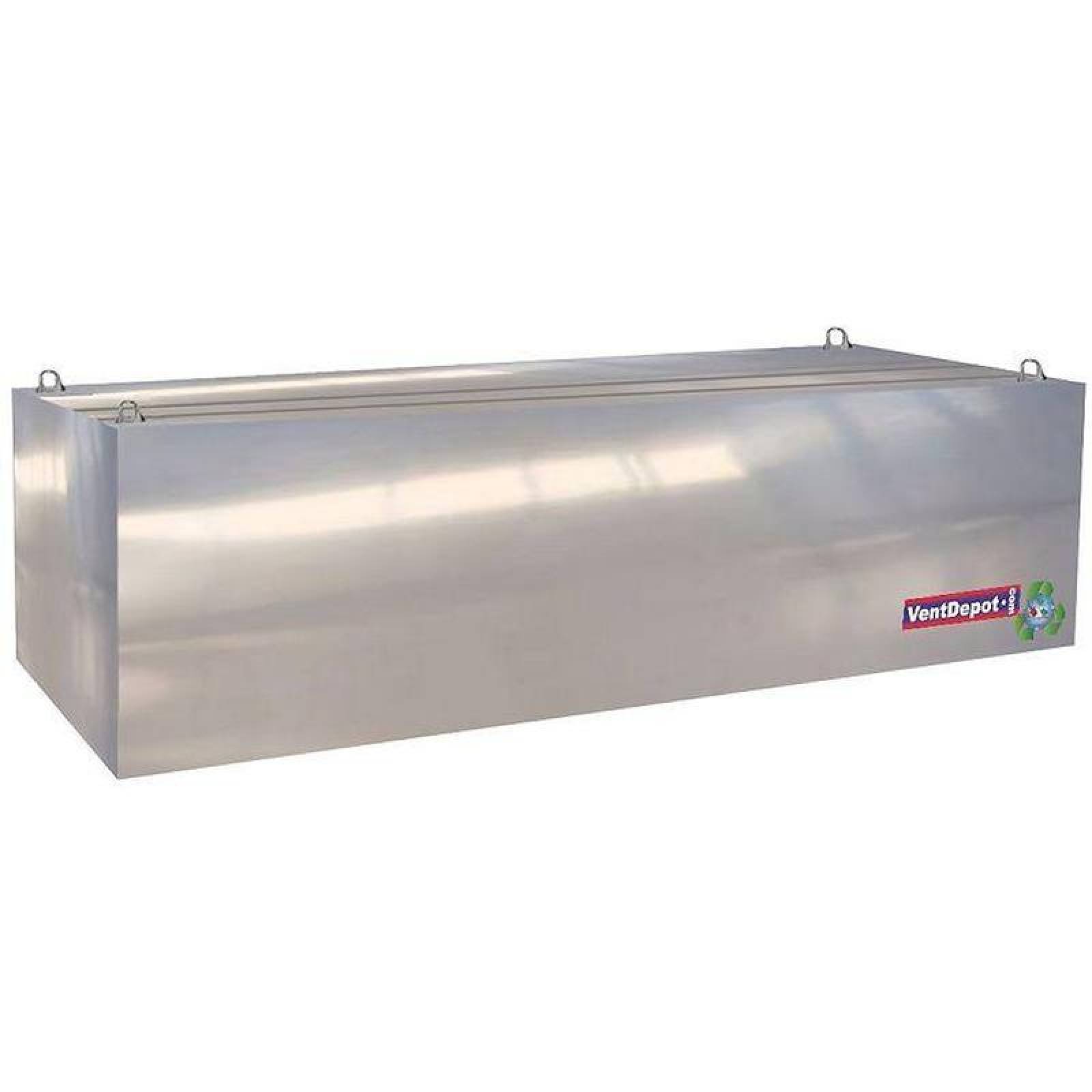 Campana Extractora para Cocina, MXIFW-1740, 96x24x48", C,20, Sin Filtro, Dren para Grasa, Inox, 304, CurtainInox