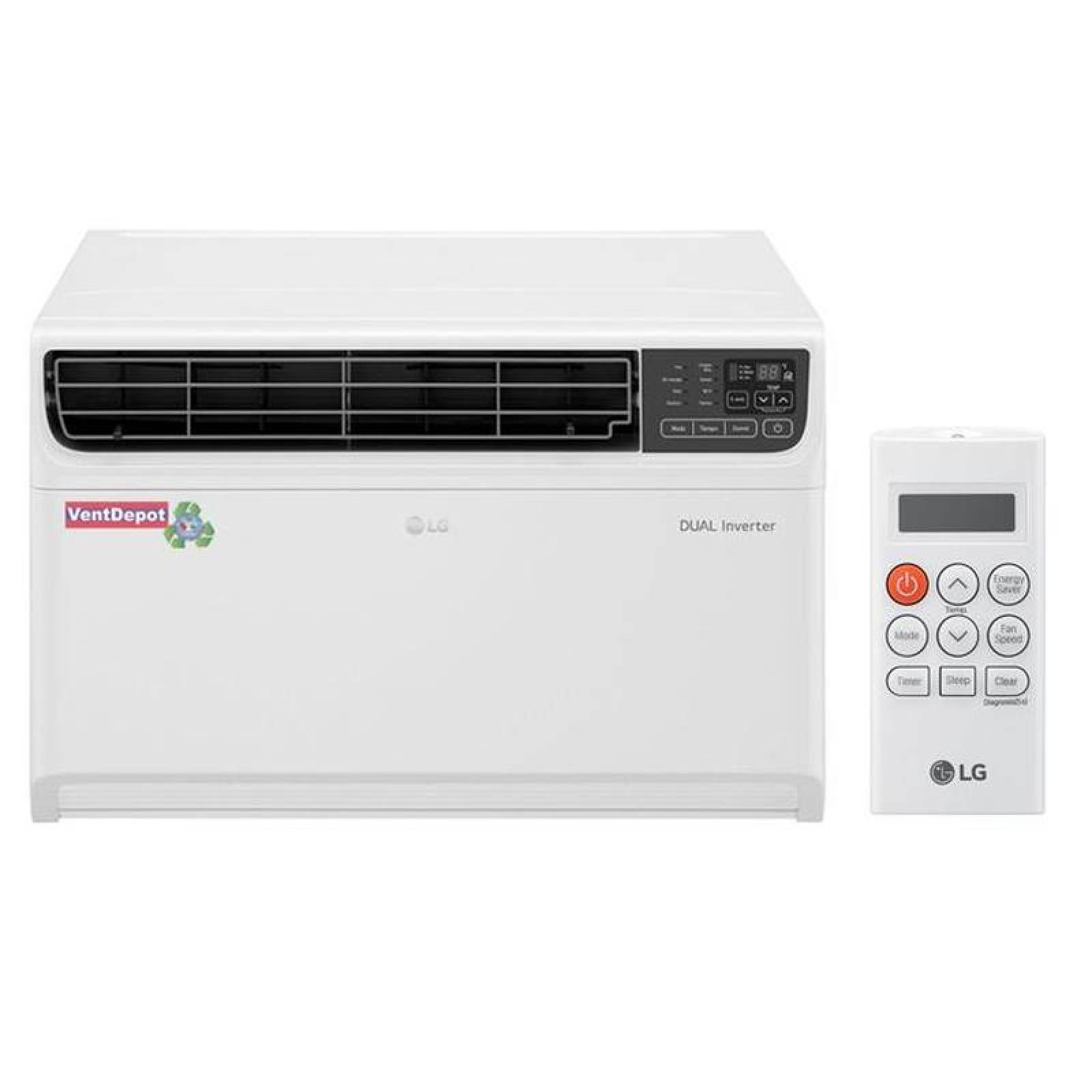 Aire para Ventana de Departamento MXHEY-001-7 14000 BTU 1 Ton R-32 Solo Frío 110V 1F 60Hz 10,97 EER Inverter Control Remoto, IcyAir