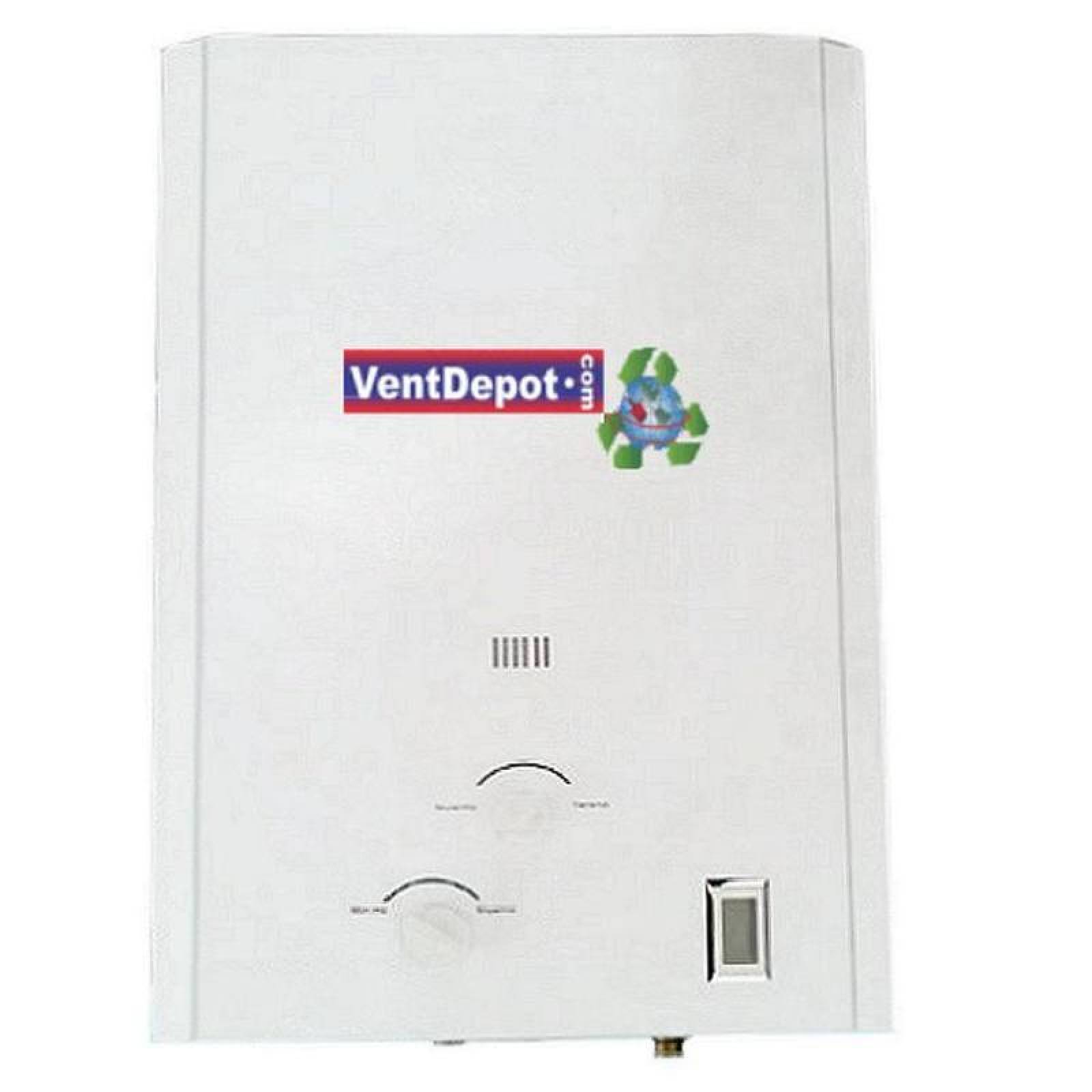  Boiler Instantaneo Gas Barato, MXWRP-001-10, 3 Servicios, 11.5L/min, Gas LP, WaterHeaterPlus