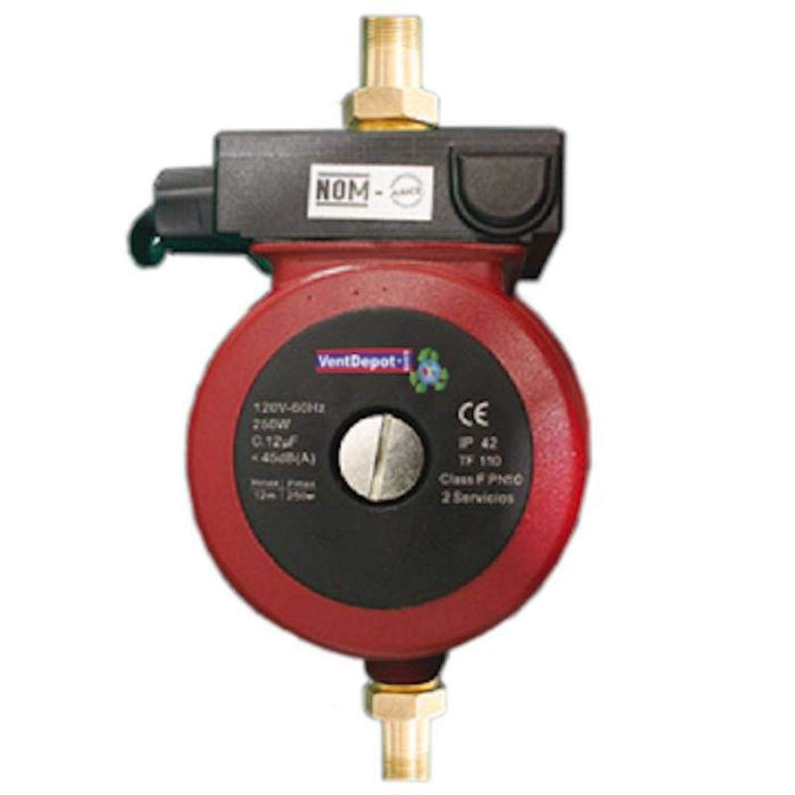 Presurizador Agua Barato, MXPRU-001-27, 120V,1F,60Hz, 60Watss, 2 Servicios, 60LPM, Diámetro Tuberia: 3/4" , 1,3KG/cm², IP42, ProPump