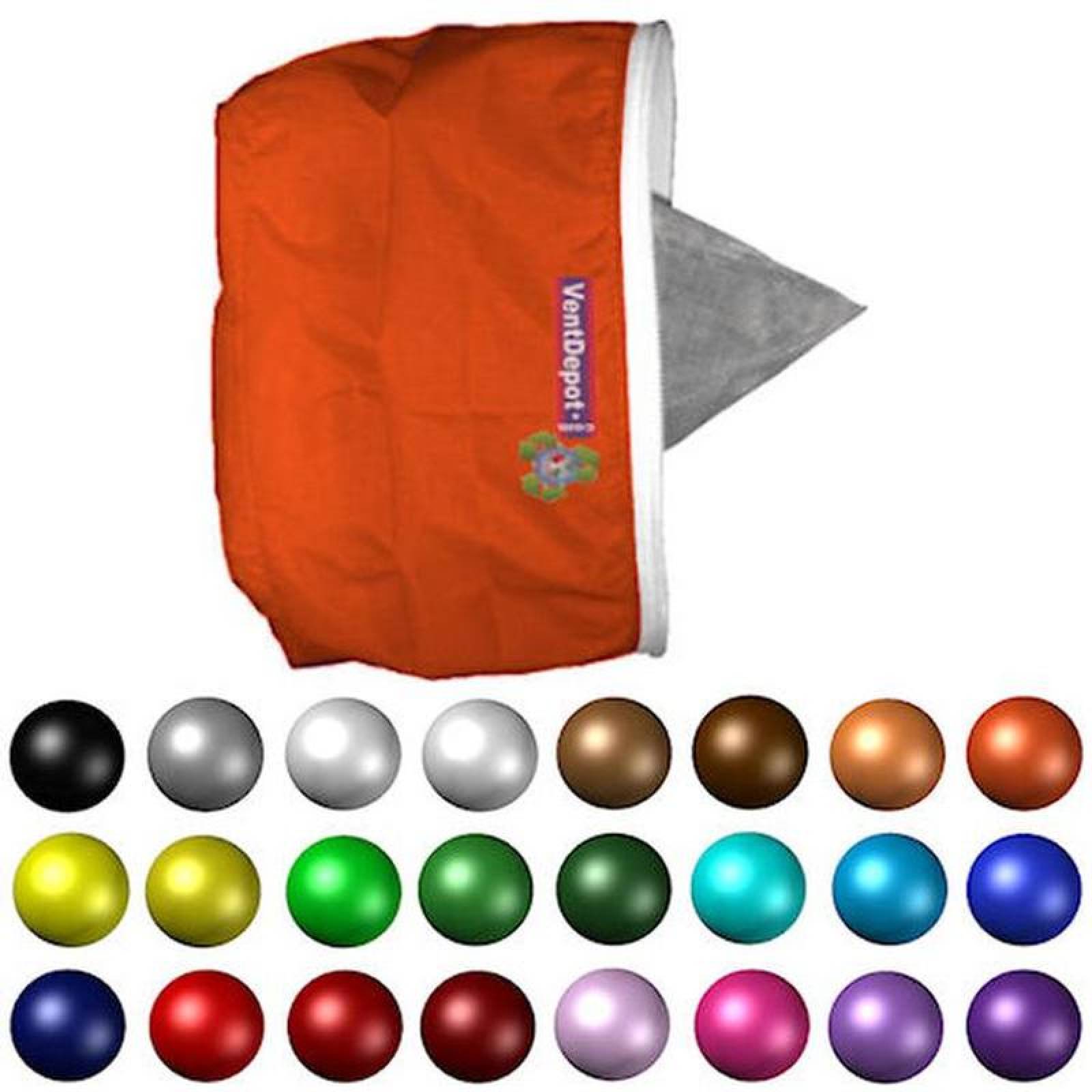  Cople Industrial de Ducto Circular, MXCCB-150, Cuello Textil, 18" Diámetro, Radio 9", Longitud 15", 4728 a 7092m3/hr, Café Claro., AirRegularBelt