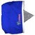  Cople Union para Ducto Textil, MXCCB-568, Cuello Textil, 52" Diámetro, Radio 26", Longitud 15", 39460 a 59190m3/hr, Azul., AirRegularBelt