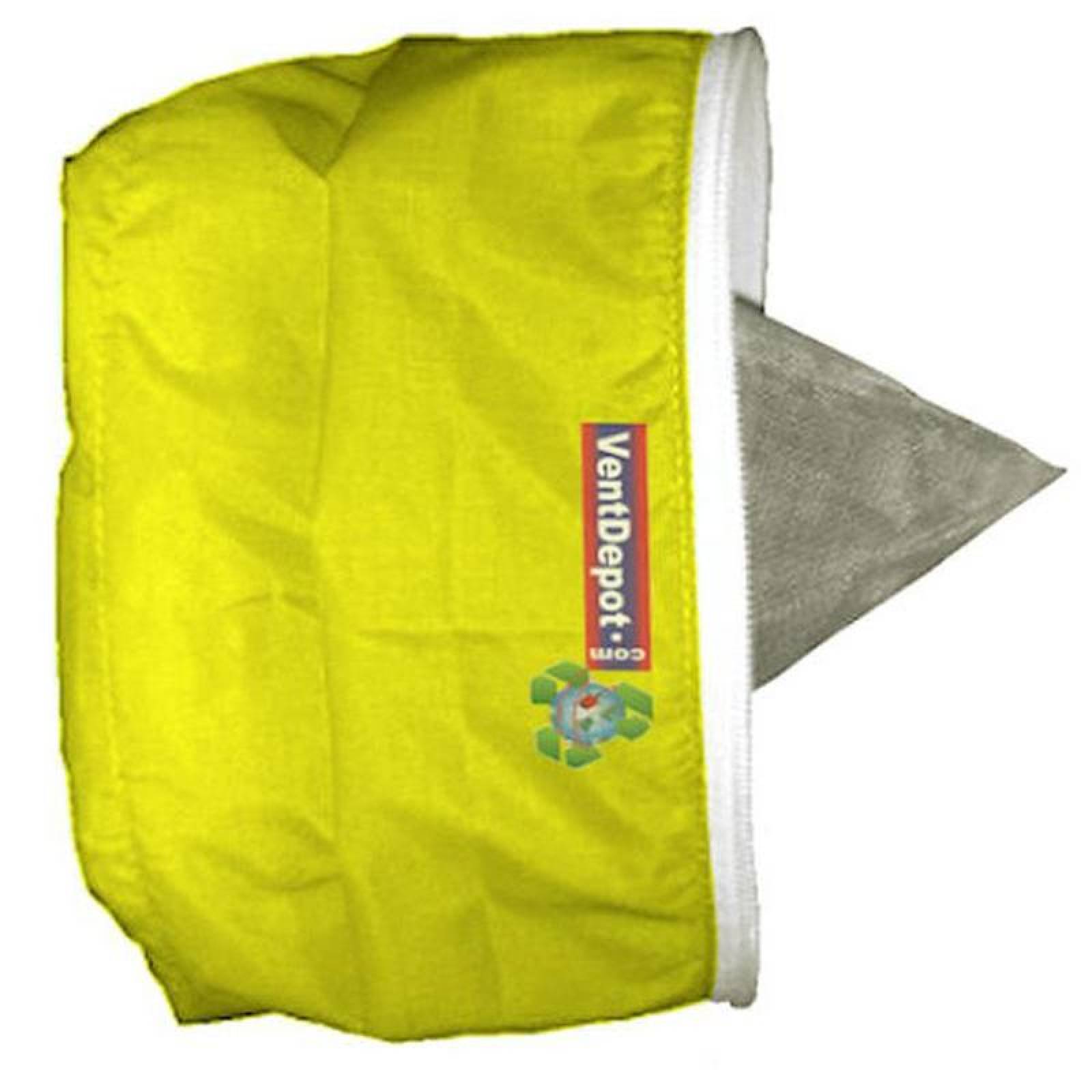  Coples para Ductos de Aire Textiles, MXCCB-897, Cuello Textil, 80" Diámetro, Radio 40", Longitud 15", 93397 a 140095m3/hr, Amarillo Canario., AirRegularBelt