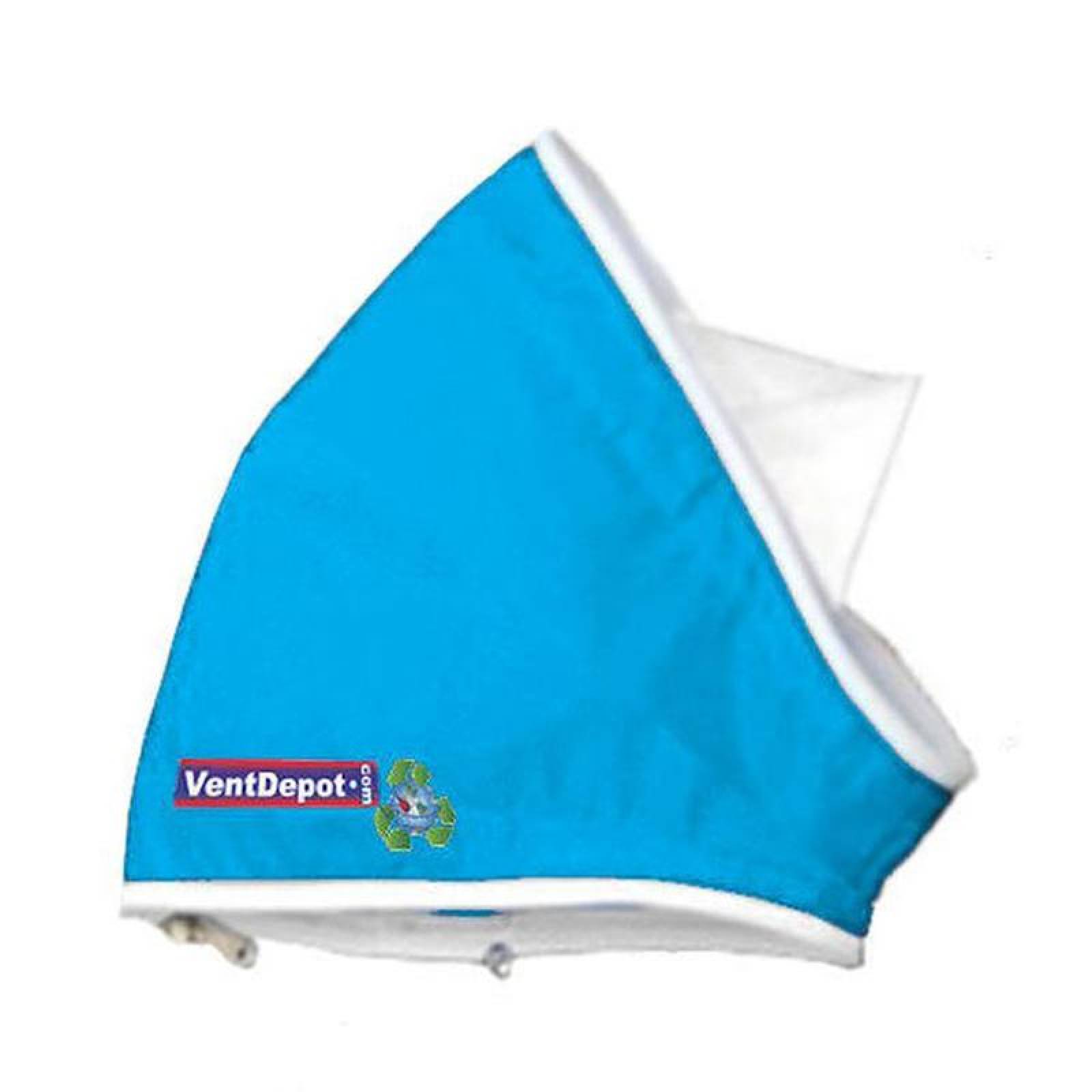  Codo Redondo Escuadra 45, MXCCC-063, Codo con Angulo de 45, 10" Diámetro, Radio 5", Altura 15", 1459 a 2189m3/hr, Azul Cielo., AirRegularElbow 45