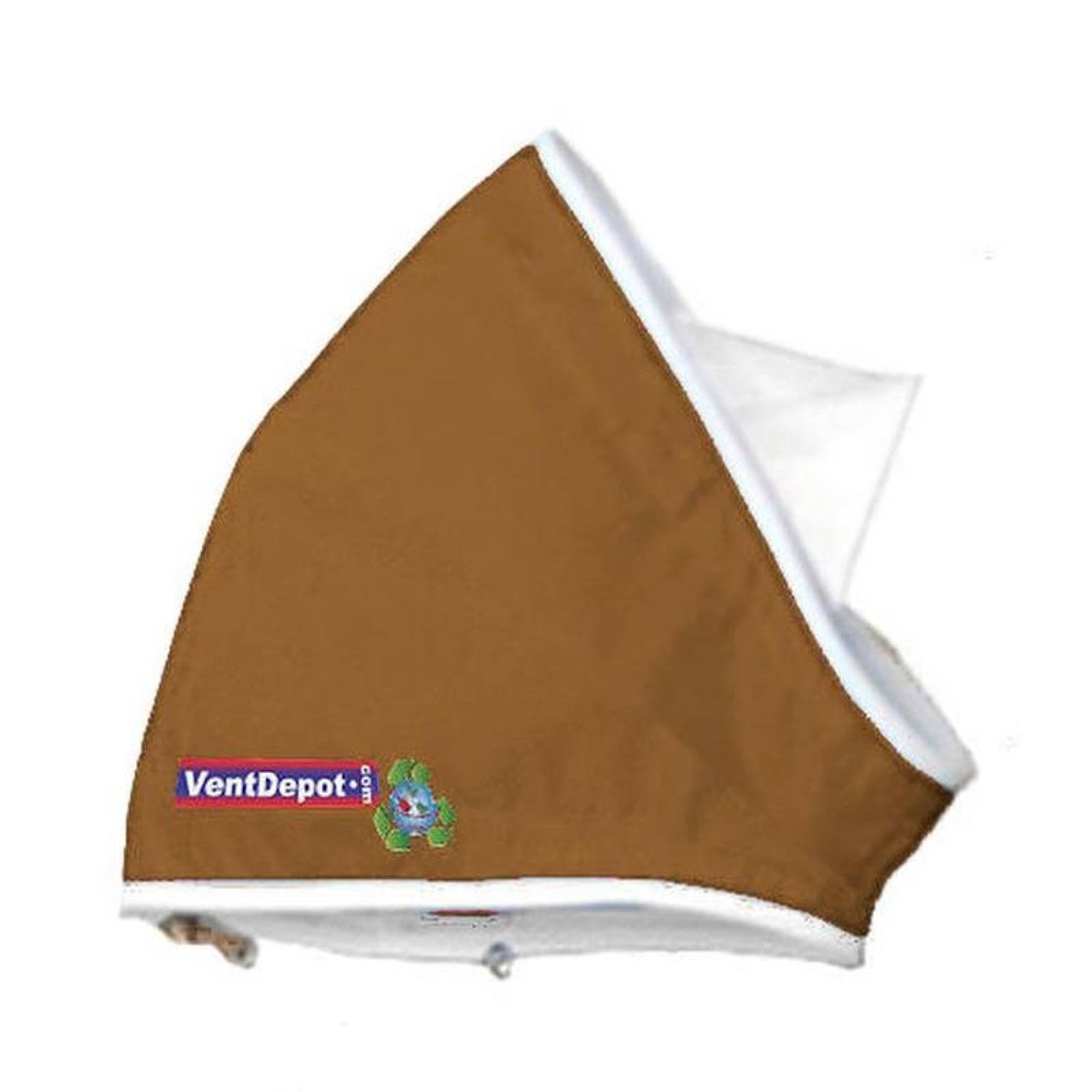  Codo Redondo de Textil, MXCCC-486, Codo con Angulo de 45, 46" Diámetro, Radio 23", Altura 69", 30879 a 46319m3/hr, Café Claro., AirRegularElbow 45