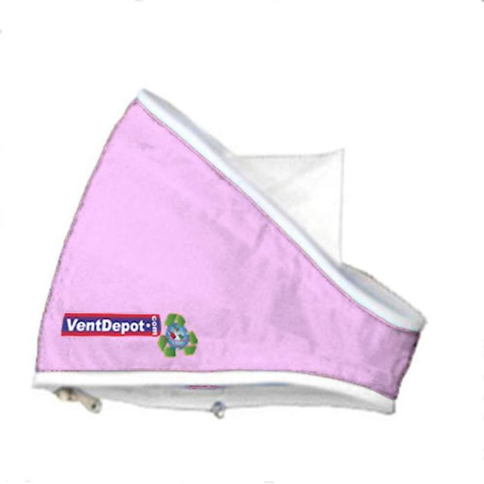  Codos Textiles, MXCCE-0405, Codo con Angulo de 25.5, 38" Diámetro, Radio 19", Altura 57", 21073 a 31609m3/hr, Rosa Pastel., AirRegularElbow 22.5