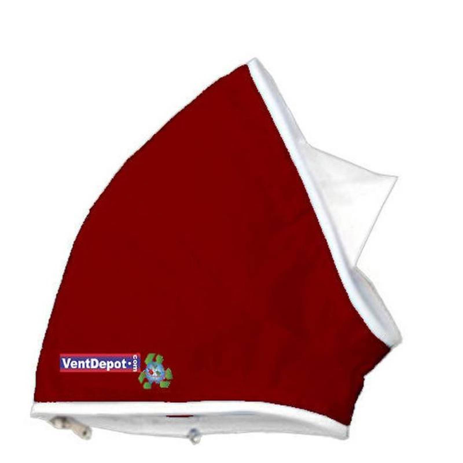  Codo para Ducto Redondo Textil, MXCCF-092, Codo con Angulo de 60, 12" Diámetro, Radio 6", Altura 18", 2101 a 3152m3/hr, Rojo Vino.



, AirRegularElbow 60