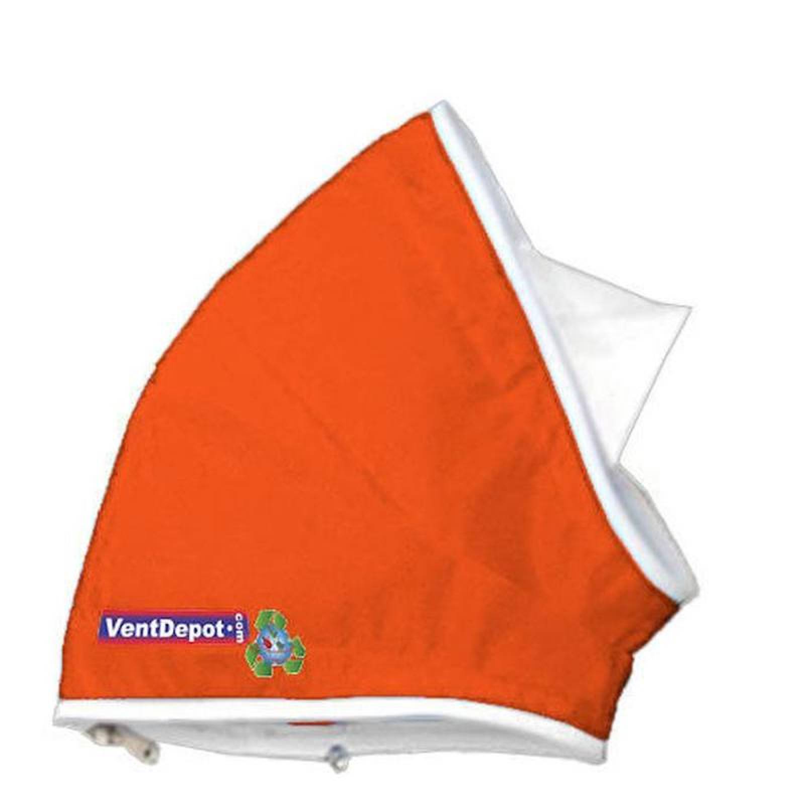  Ducto Circular Codo Textil, MXCCF-176, Codo con Angulo de 60, 20" Diámetro, Radio 10", Altura 30", 5837 a 8756m3/hr, Naranja., AirRegularElbow 60