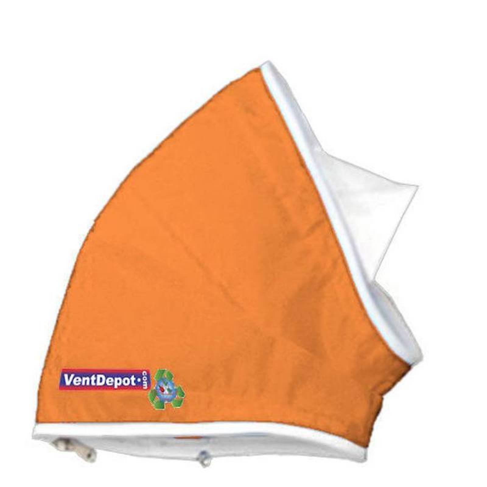  Codo de 60 Grados Textiles, MXCCF-199, Codo con Angulo de 60, 22" Diámetro, Radio 11", Altura 33", 7063 a 10595m3/hr, Naranja Claro., AirRegularElbow 60