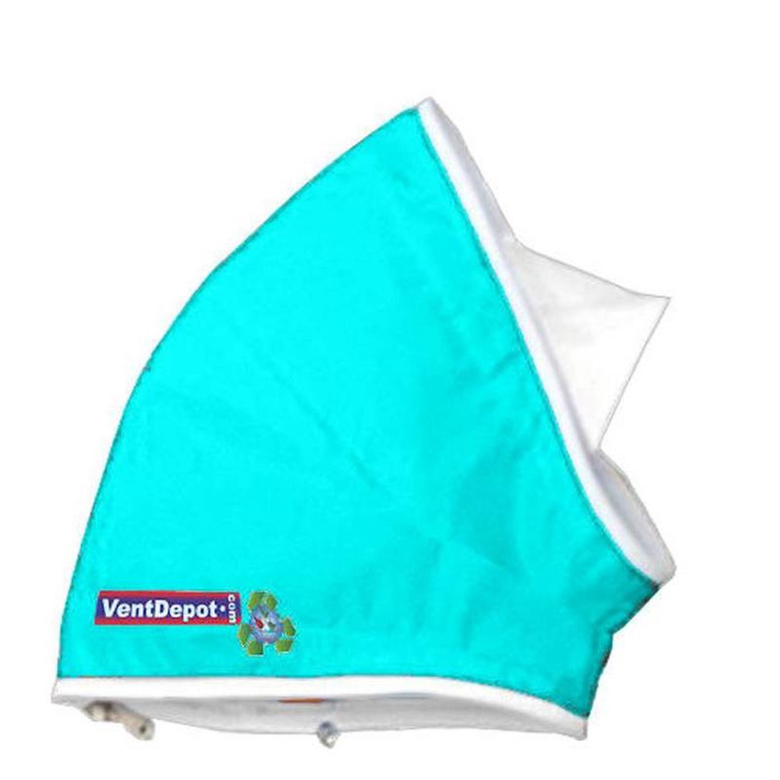  Codo Redondo Industrial HVAC, MXCCF-278, Codo con Angulo de 60, 28" Diámetro, Radio 14", Altura 42", 11441 a 17162m3/hr, Turquesa., AirRegularElbow 60