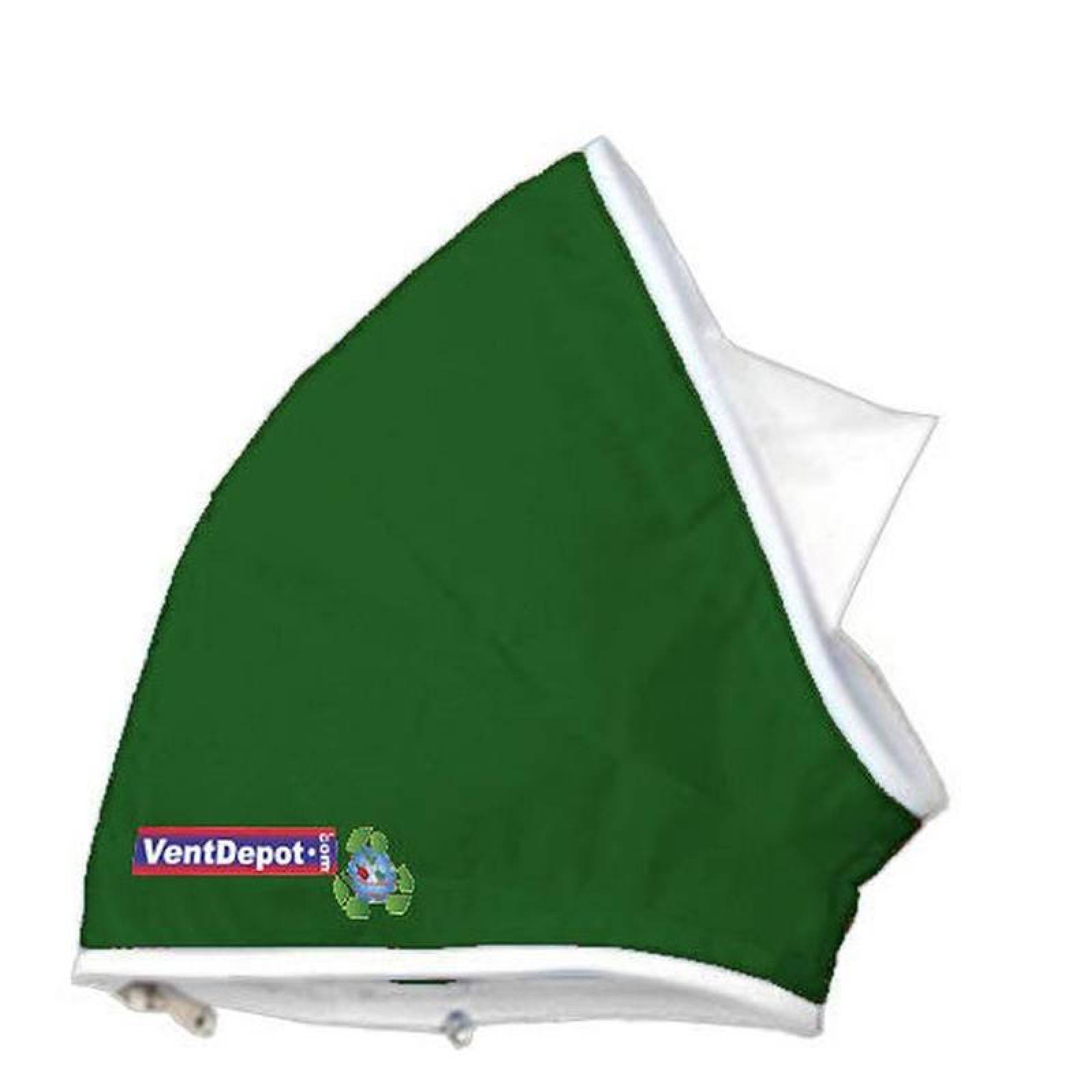 Codo 60 Grados Redondo para Ducto, MXCCF-421, Codo con Angulo de 60, 40" Diámetro, Radio 20", Altura 60", 23349 a 35024m3/hr, Verde Oscuro., AirRegularElbow 60