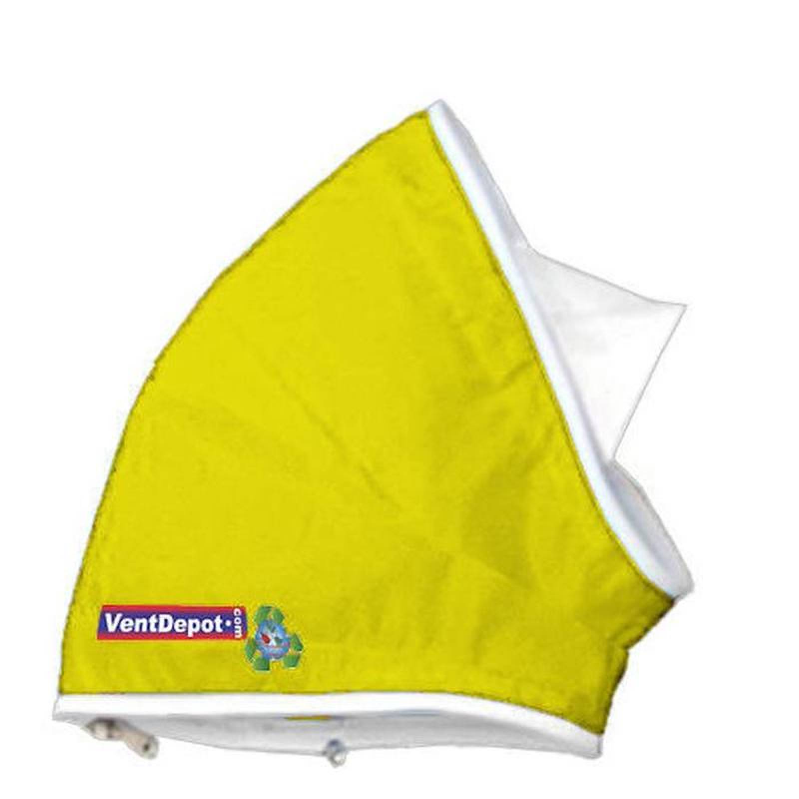  Ducto Redondo Codo Colores, MXCCF-442, Codo con Angulo de 60, 42" Diámetro, Radio 21", Altura 63", 25742 a 38614m3/hr, Amarillo., AirRegularElbow 60