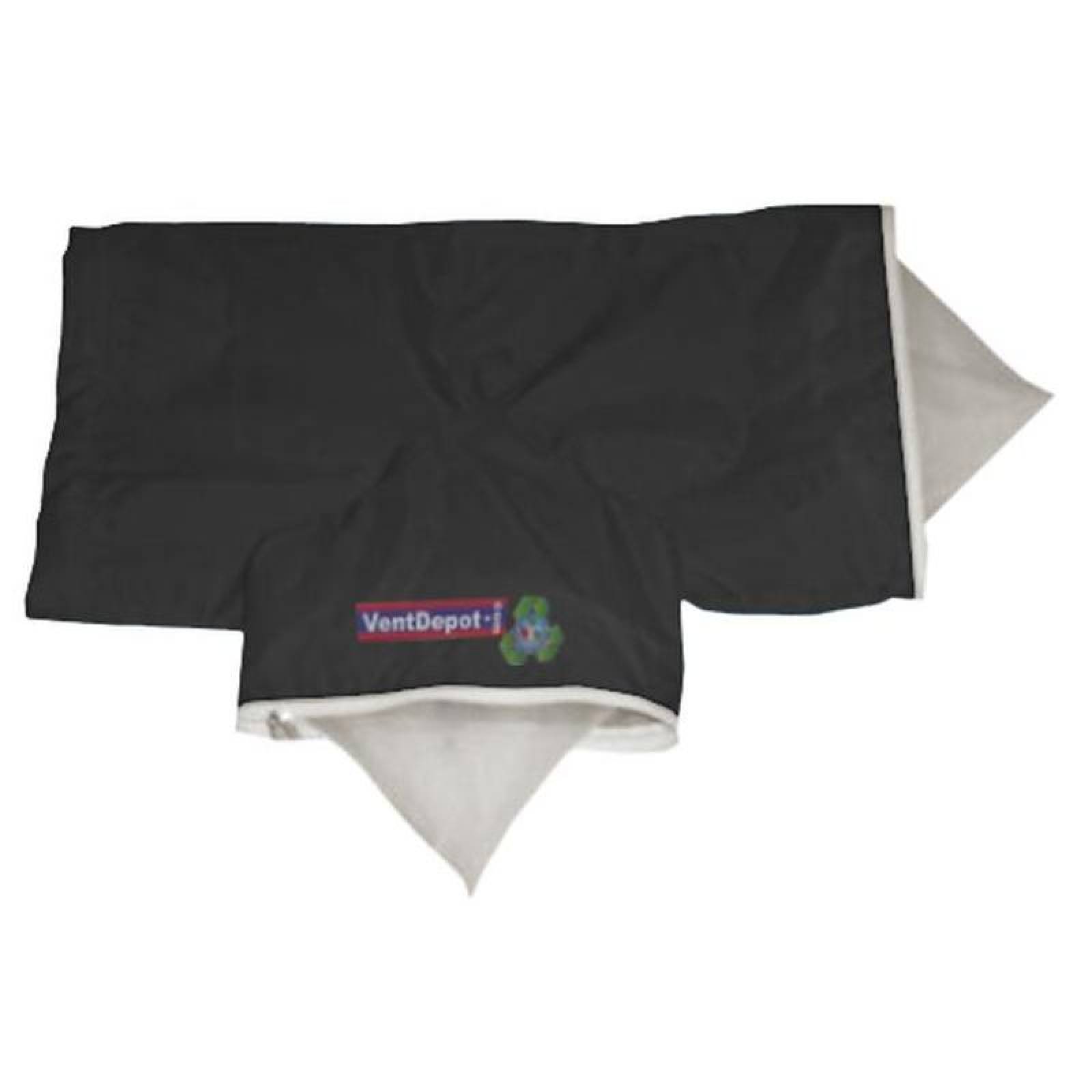 Tee de Tela, MXCCI-121, Tee Textil, 16" Diámetro, Altura 32", Antibacterial, Hermetico, 3736 a 5604m3/hr, Negro.
, AirRegularTee