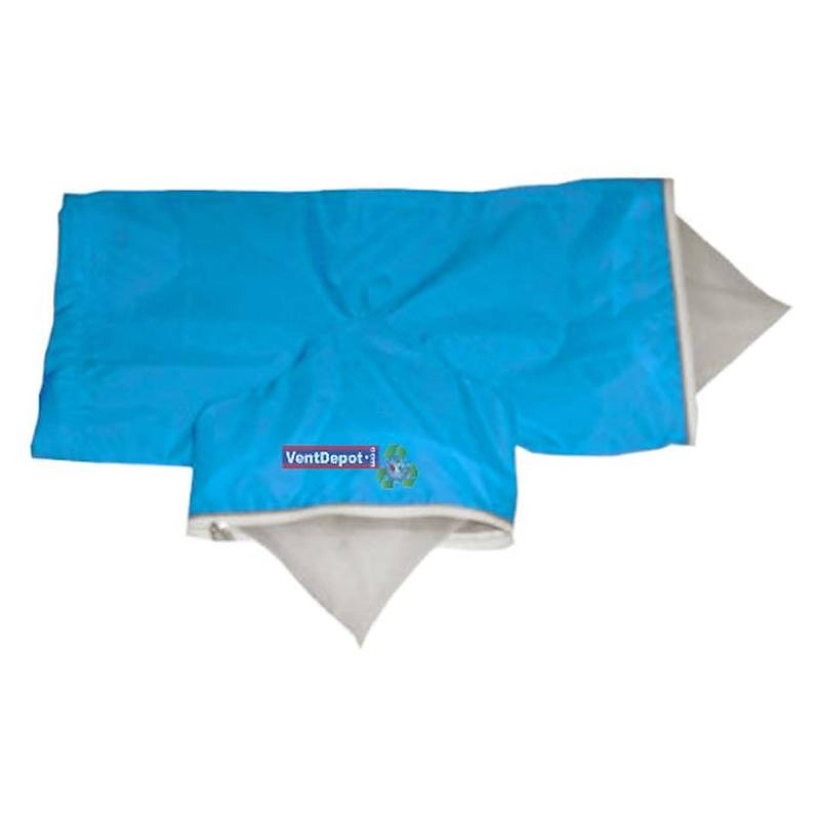  Ducto para Minas, MXCCI-831, Tee Textil, 74" Diámetro, Altura 148", Antibacterial, Hermetico, 79912 a 119869m3/hr, Azul Cielo., AirRegularTee