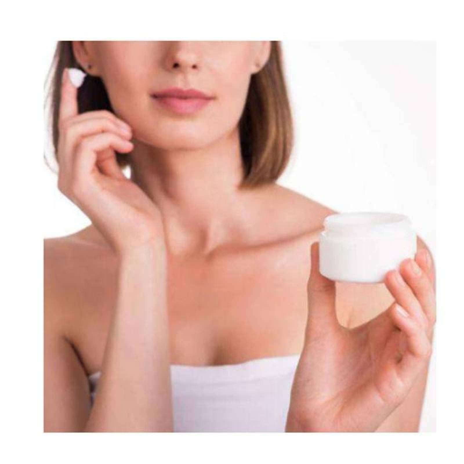 Recipiente de Plástico Semilíquidos MXBKC-019 3000 pzas, Capacidad 50ml Disc Top Blanca Plástico CreamCont-50