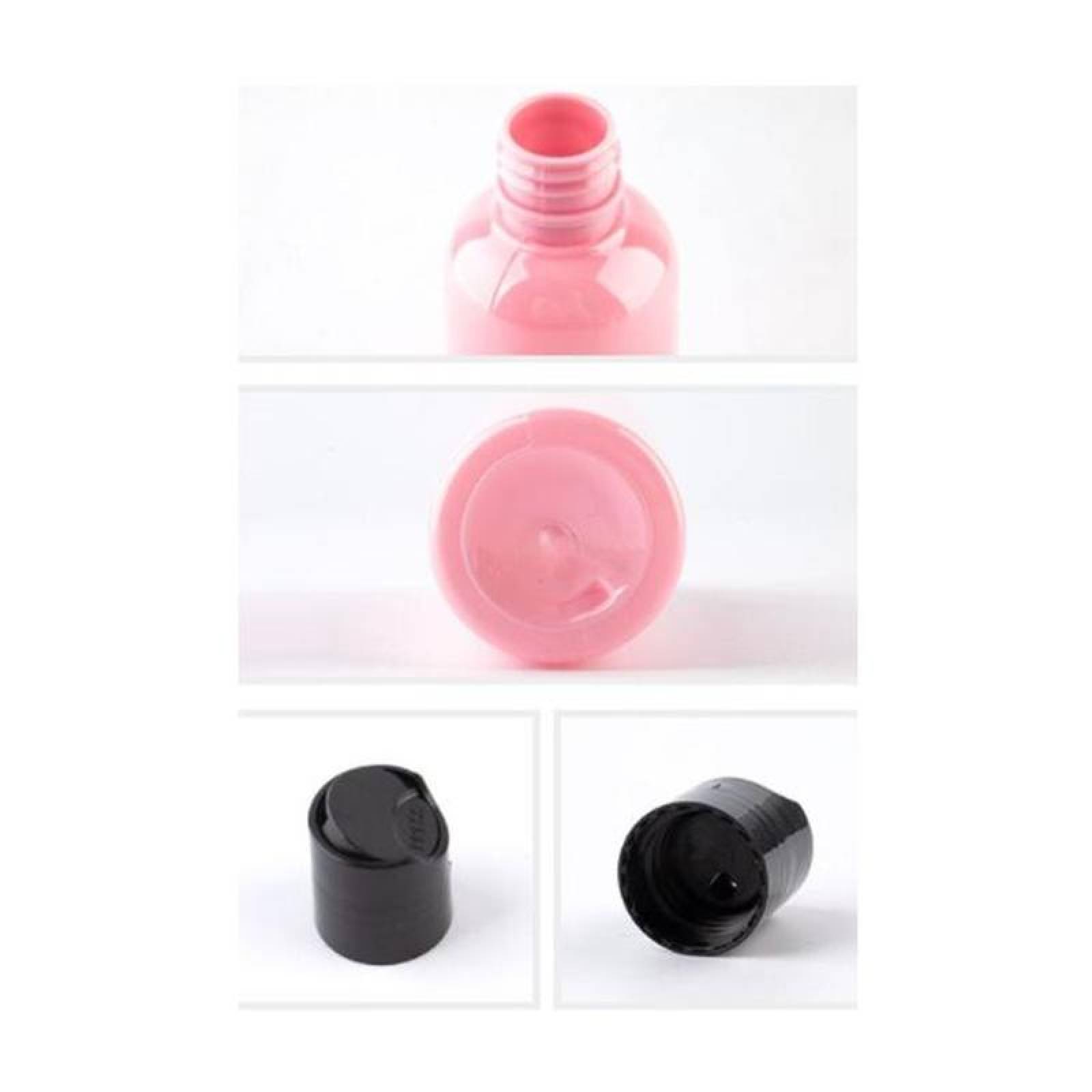 Tapas para Envases de Plástico, MXLDM-008, 20 pzas, Rosca 20/410, Disc Top, Negro, Plástico, DiscBlack-20-410