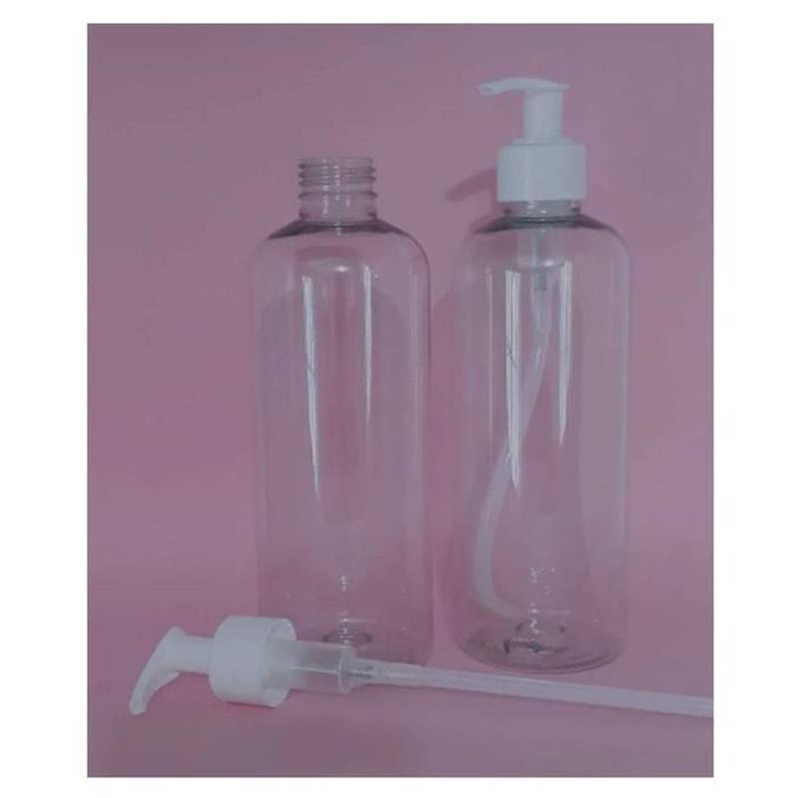 Venta de Envases para Shampoo MXRPA-021 4000 Pzs 500ml PET Tapa DiscTop Transparente, JefferTrans-500