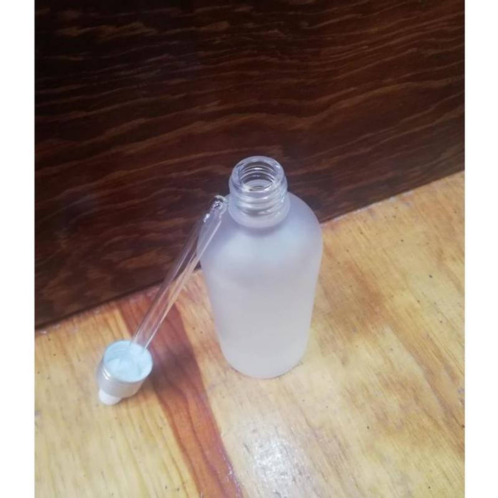 Envases de Vidrio Económico MXDPB-016 1500 Pzs 100ml Vidrio Tapa DiscTop Transparente Esmerilado, DropBot-100