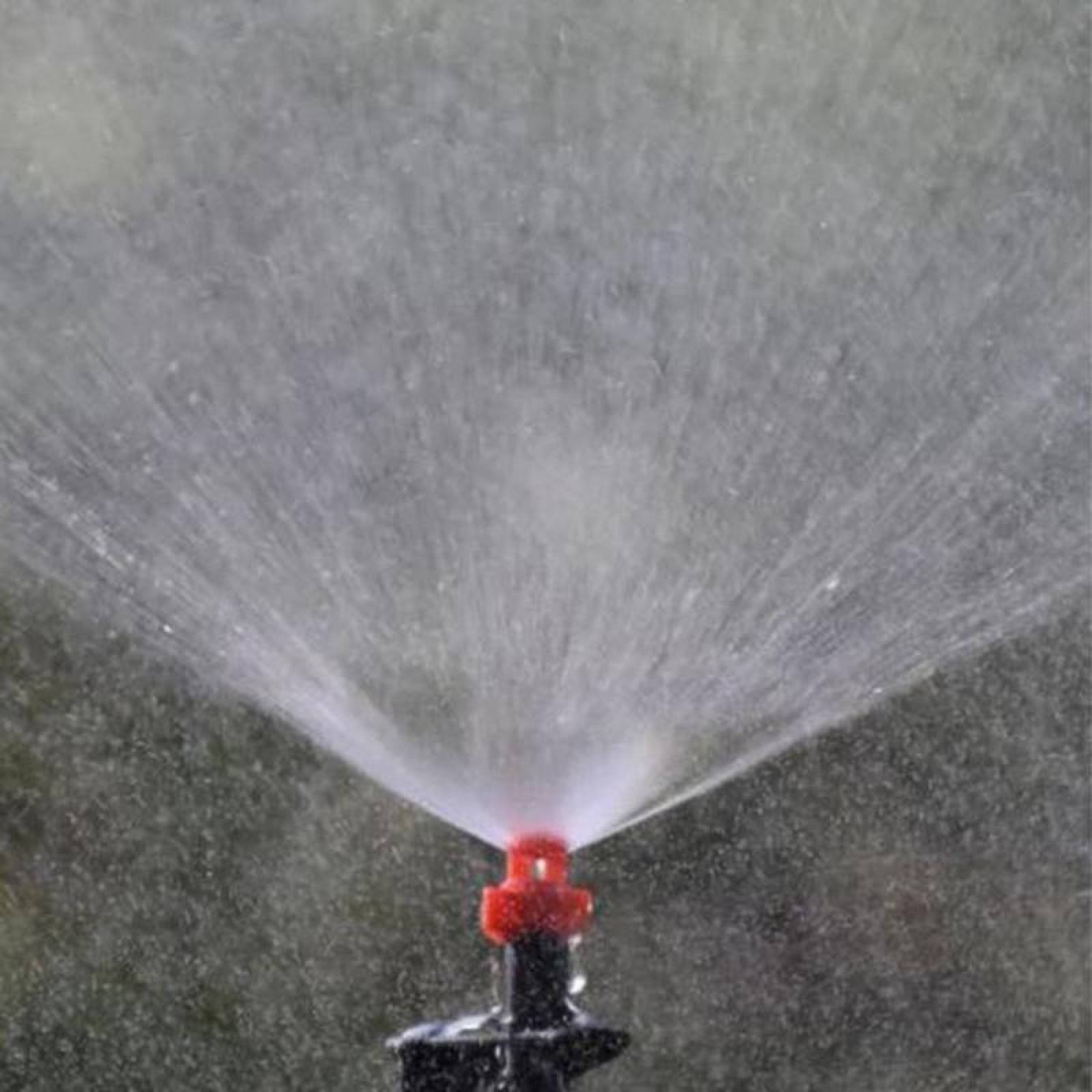 Boquilla Mini por Microaspersión MXLSS-004-2 30 Pzs 360grado Orificio 4mm Flujo 40-60lh 1-2m Rojo, SprayRed