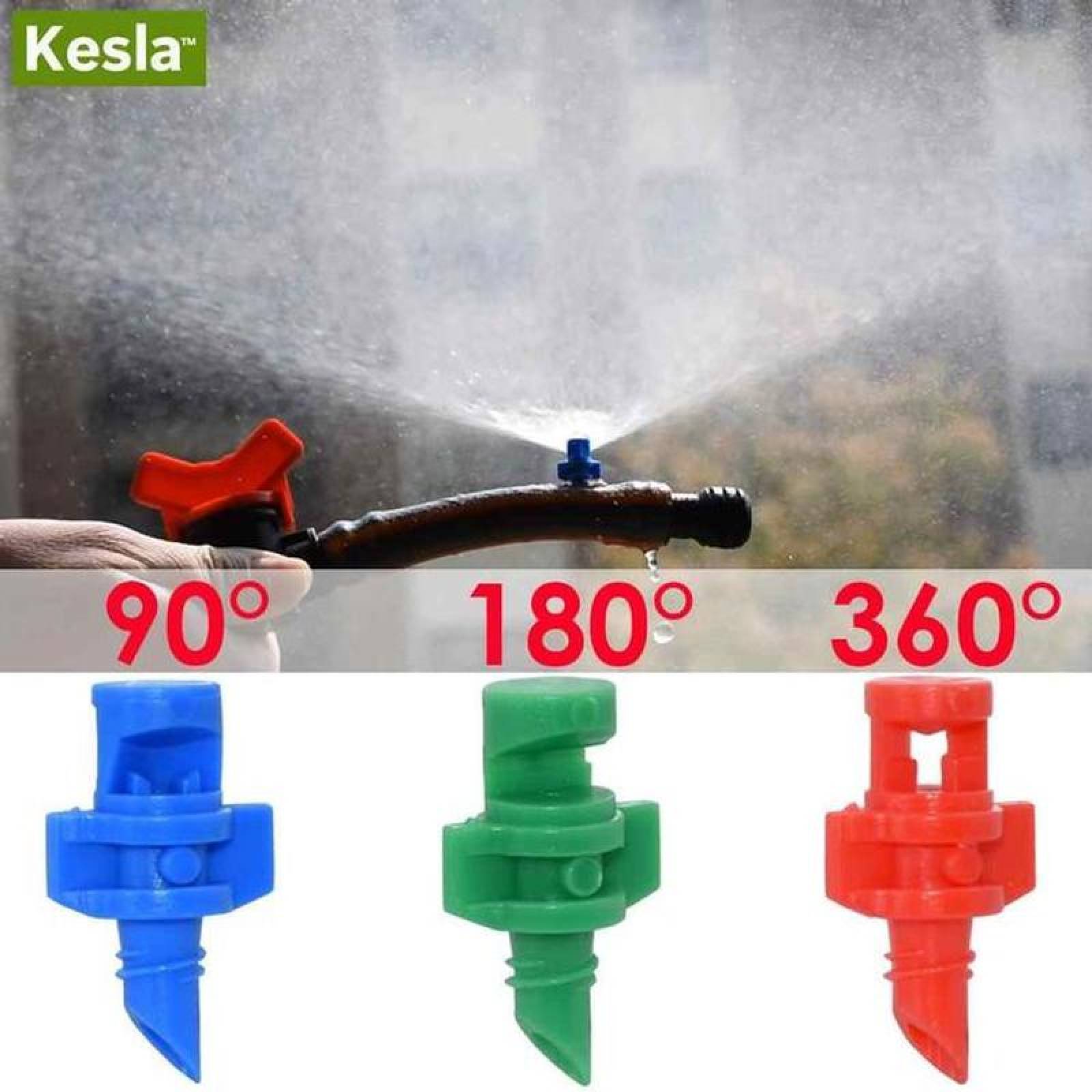 Boquilla Mini Flugo Constante MXLSS-004-3 30 Pzs 360grado Orificio 4mm Flujo 40-60lh 1-2m Rojo, SprayRed