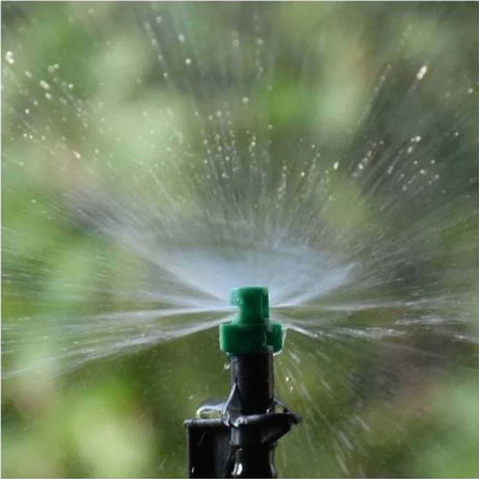Aspersor Boquilla para Plantas MXMSY-004-3 30 Pzs 180grado Orificio 4mm Flujo 30-45lh 1-1,5m Verde, SprayGreen
