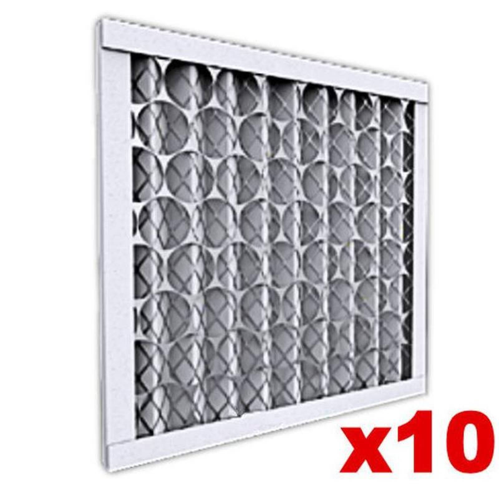  Purificadores Aire Fibra de Lana, MXJPL-0801, 10x40x4, Eficiencia: 80 a 90% a 30 mic, 5792m³/hr a 1mmcda, desechable 10 pzas
, JuPlixa