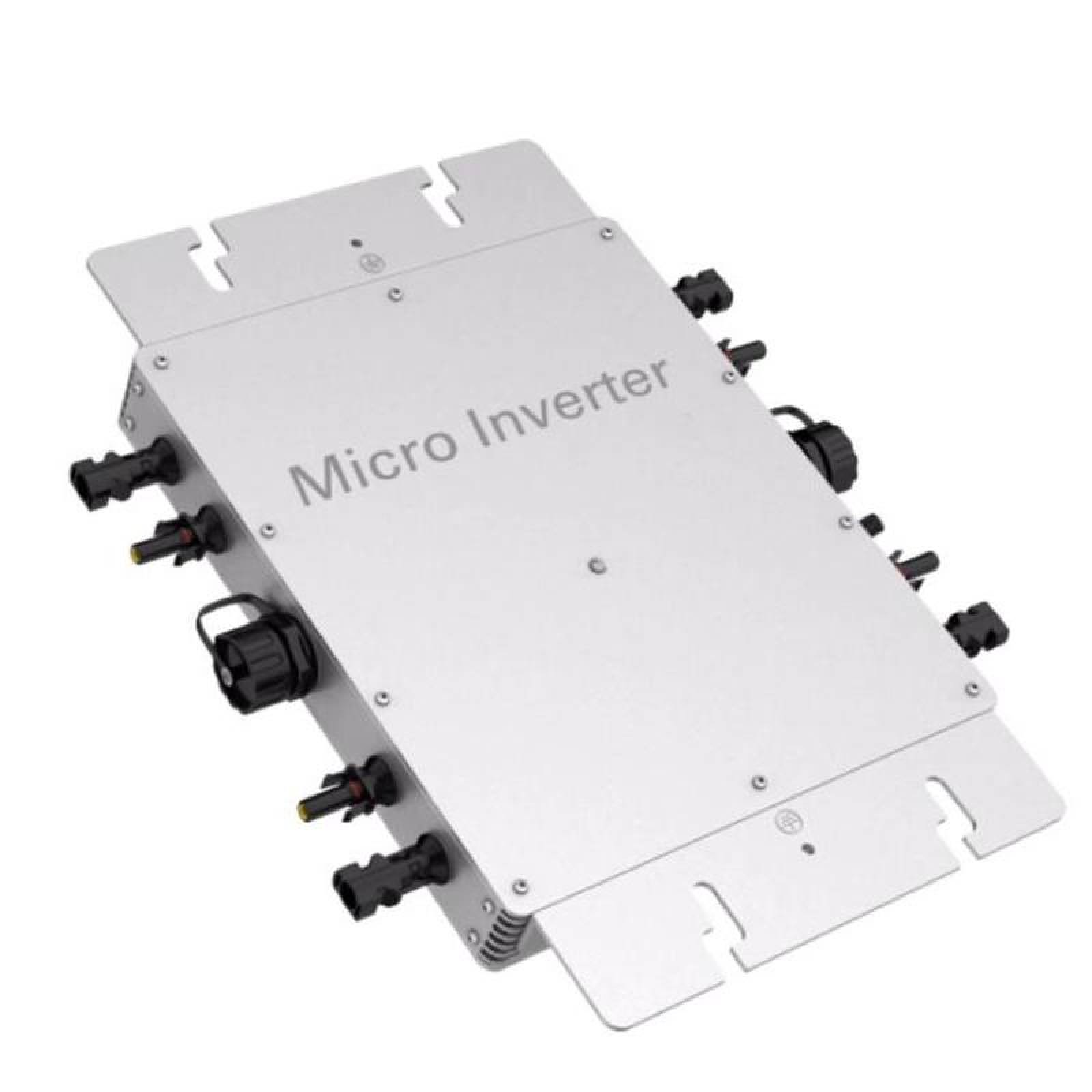 MicroInversores de Conexión Solar, MXICO-001-1, 1200W, 22-50V, 80-160VAC, 50/60Hz, -40 a 60 C, Sin Wifi, Plata., MicroCell