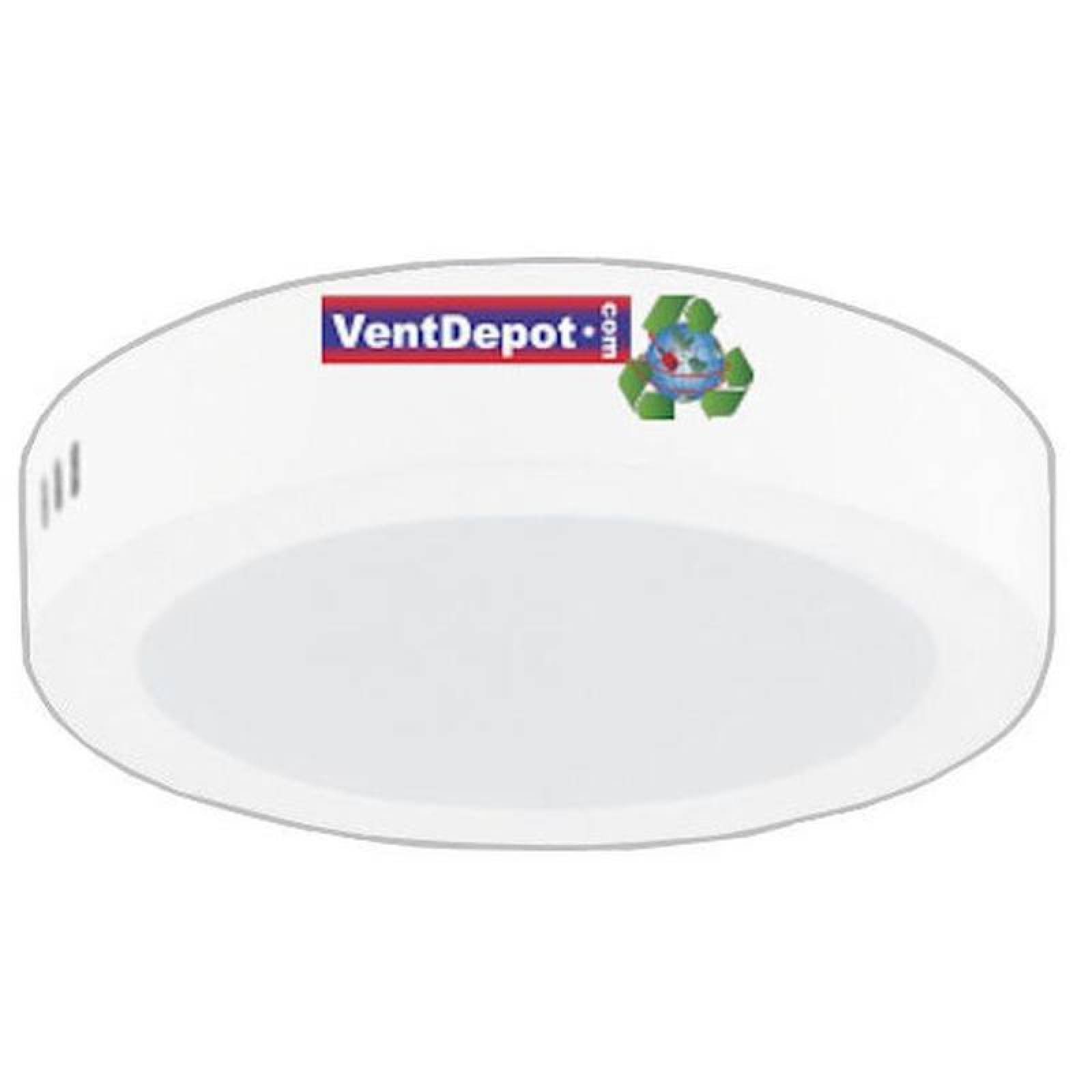 Lamparas Circulares de Led Blanco, MXRME-002-15, 720lm, 85/265VCA, 12W, Blanco Frío, Apert.120, IP 50, Aluminio Blanco, Redondo, RoundImpose