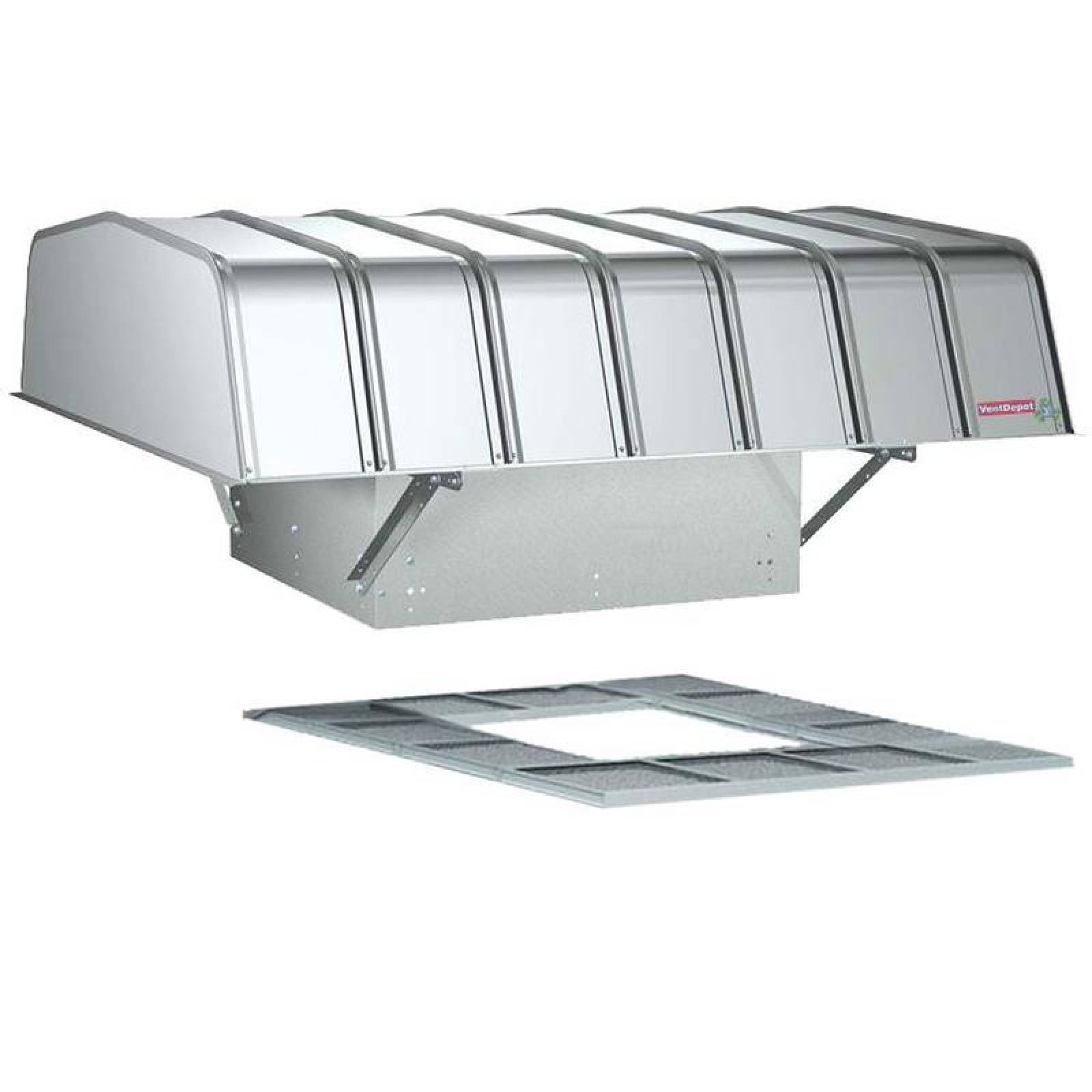 Ventilador de Inyección con Filtro MXTIF-029 12988CFM 22066m³hr 1Fase 115 208-230V 1HP 1,2BHP 623FRPM 68dBA 14,2 7,2-7,2A con Filtro, VentiFil