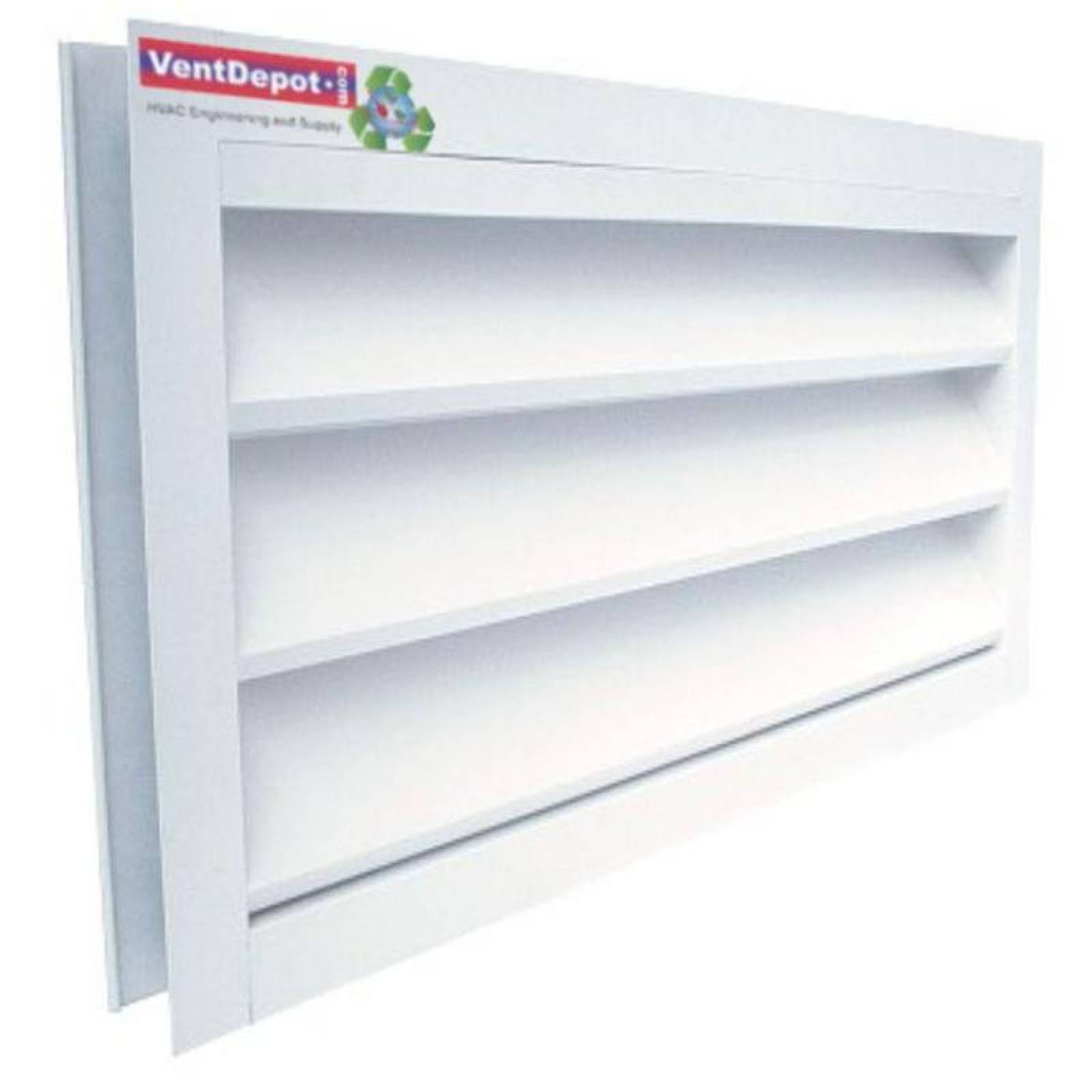  Louvers Industriales de Aluminio, MXCL3-102, 30x45" baseXaltura, 3" ancho, 100% Aluminio, rígido, c/malla., ComboLouv 3