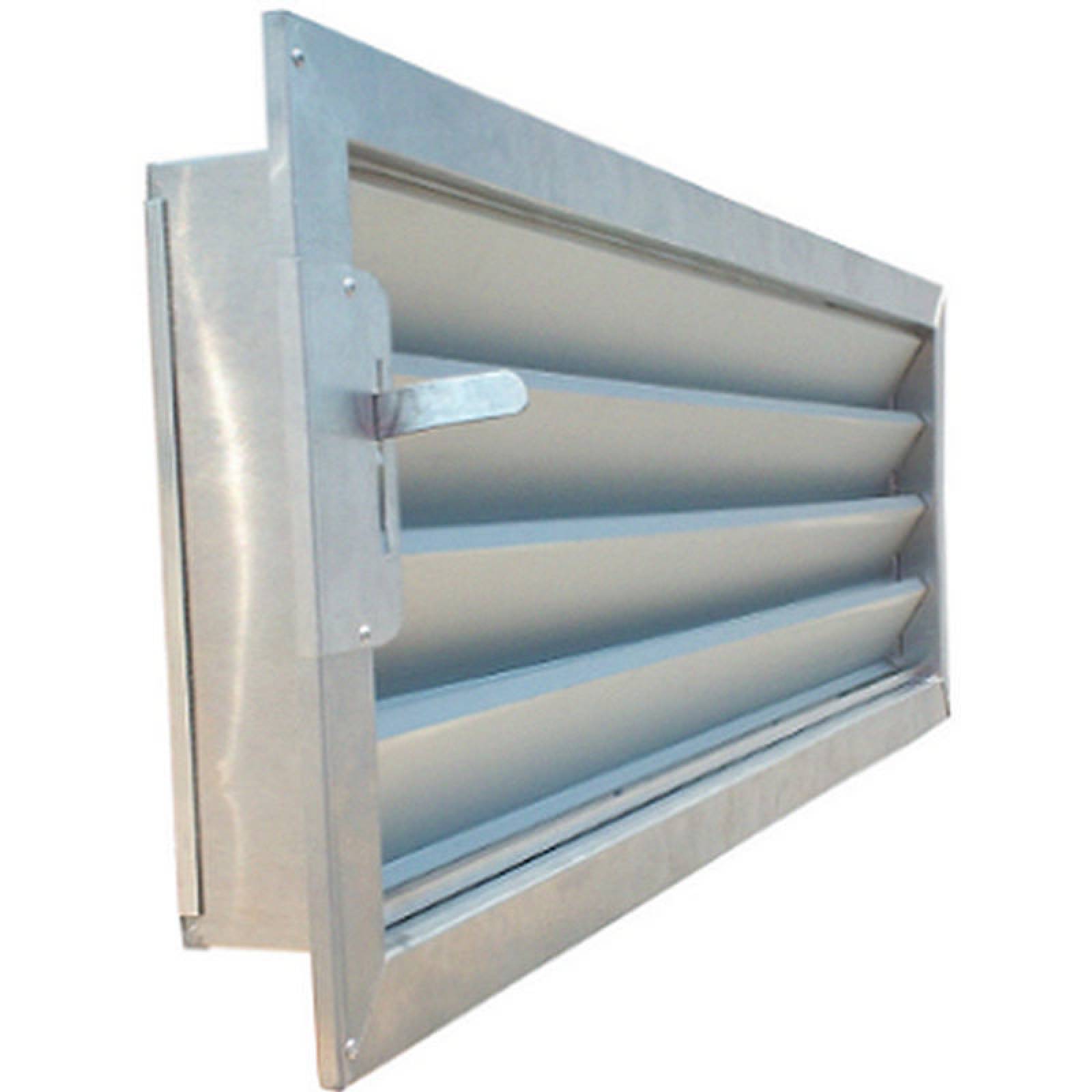  Rejilla Louver de Bodega VentDepot, MXCLF-1420, 18x42x4", base x altura x fondo,Pintro,C.20,Exterior,c/Control, CoolFast