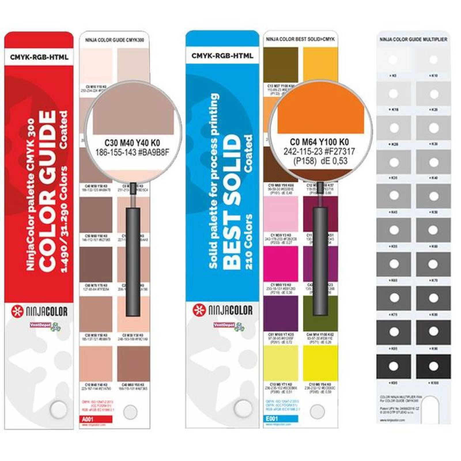 Gama de Colores Pantone MXBRN-001-5 1280 Colores Con Recubrimiento 2x2cm Diseño Abanico Grosor 115 g metros cuadrados Papel, Ninja Two Belt