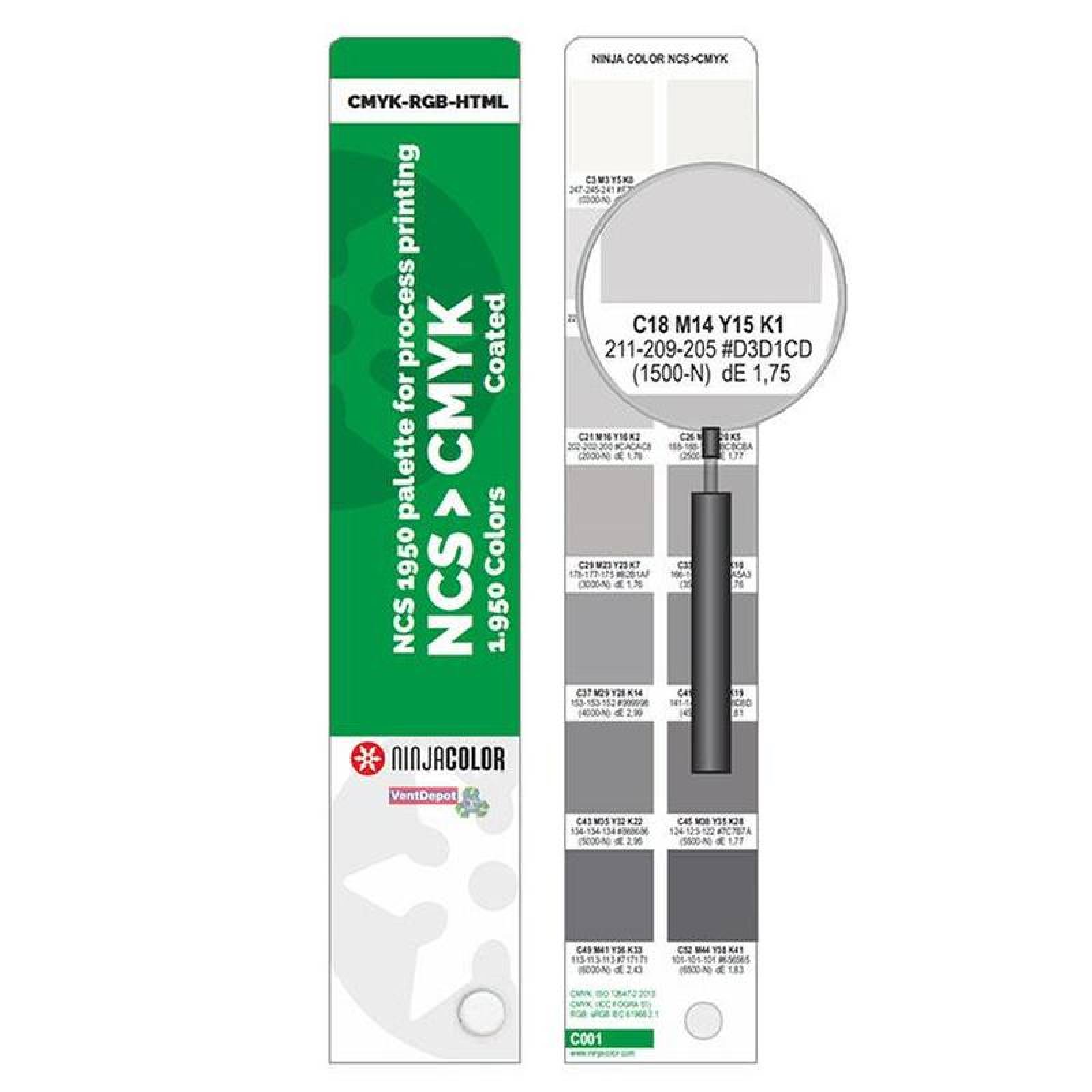 Guía de Pantone 1950 Colores MXGEN-001-6 1950 Colores Con Recubrimiento 2x2cm Diseño Abanico Grosor 115 g metros cuadrados Papel, Ninja Green Belt