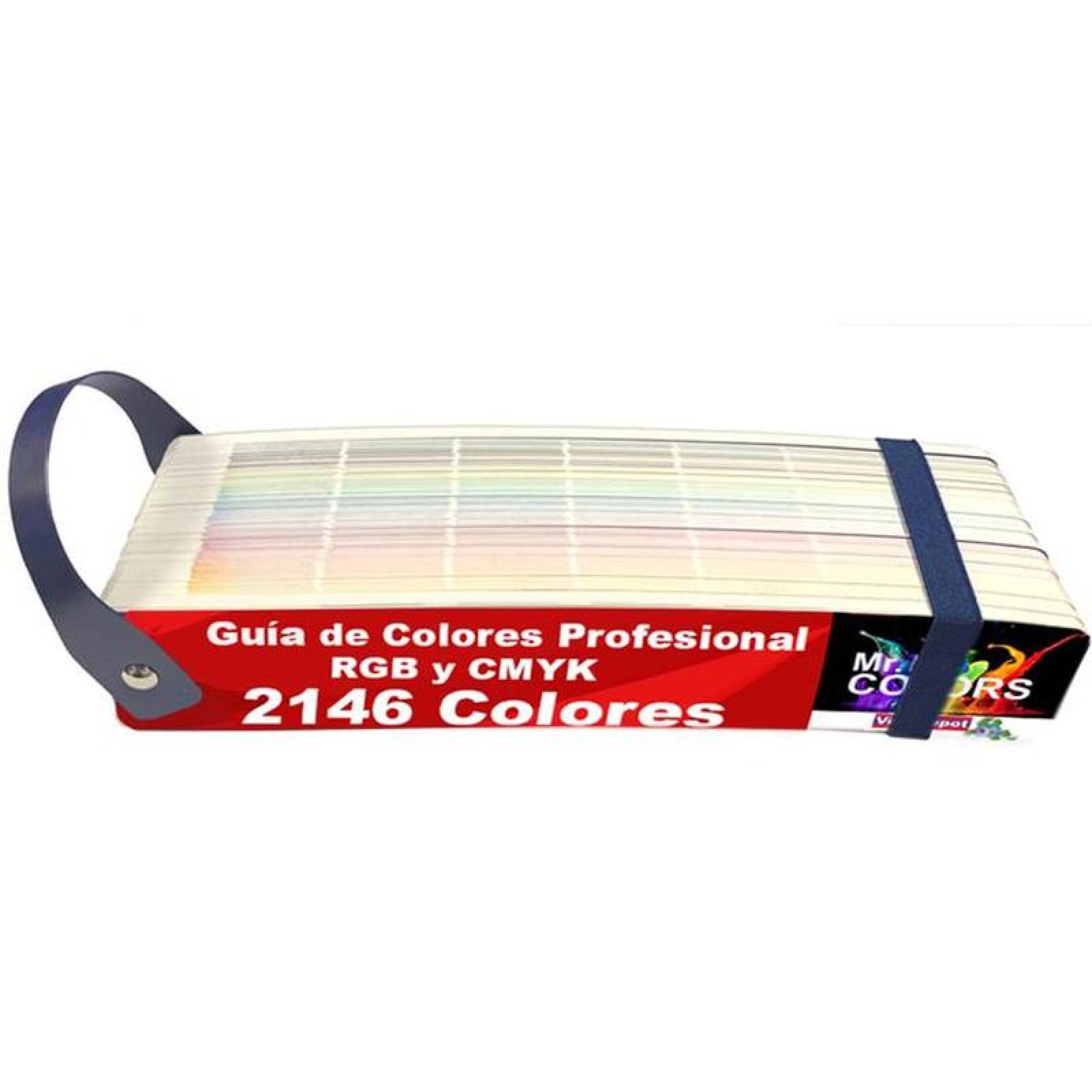 Paleta de Colores Practico MXPAN-001-30 2146 Colores 9 Familia de Colores Diseño Abanico Formato Papel Con Código CMYK RGB, Mr, Colors Pro