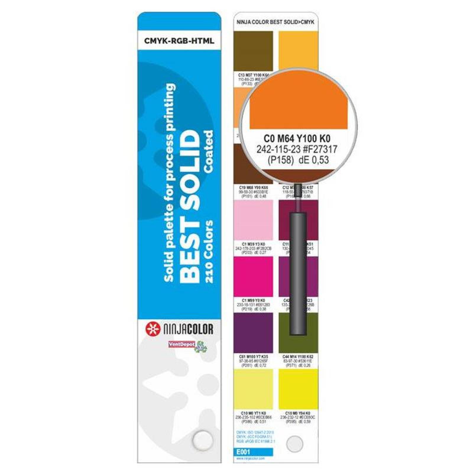 Paleta de Abanico Profesional MXSKL-001-5 210 Colores Con Recubrimiento 2x2cm Diseño Abanico Grosor 115 g metros cuadrados Papel, Ninja Sky Belt