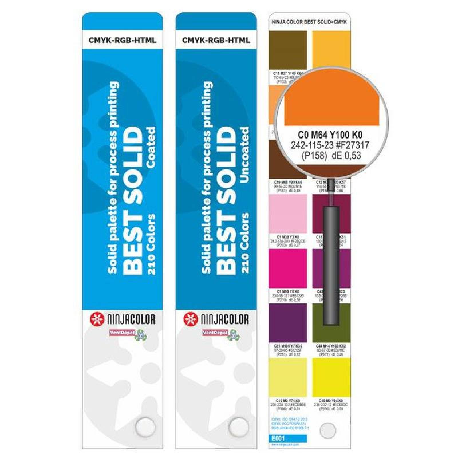 Gama de Tabla de Colores Pantone MXSKL-003-6 420 Colores Con Sin Recubrimiento 2x2cm Diseño Abanico Grosor 90 y 115 g metros cuadrados Papel, Ninja Sky Belt