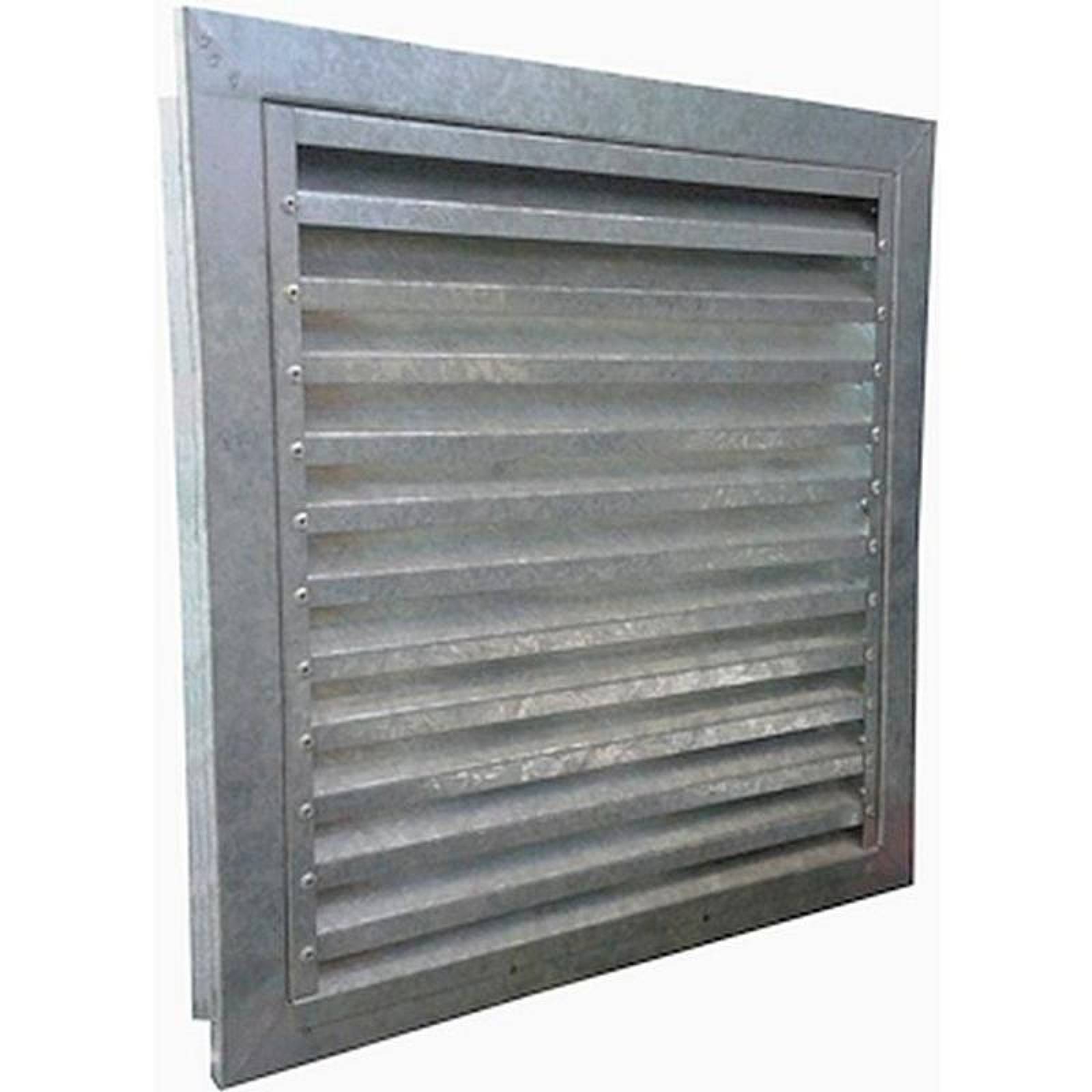 Rejilla de Ventilación de Acero, MXAGL-0501, 28x60x1" base x altura x fondo, Aluminio, C.20, AlumGrill