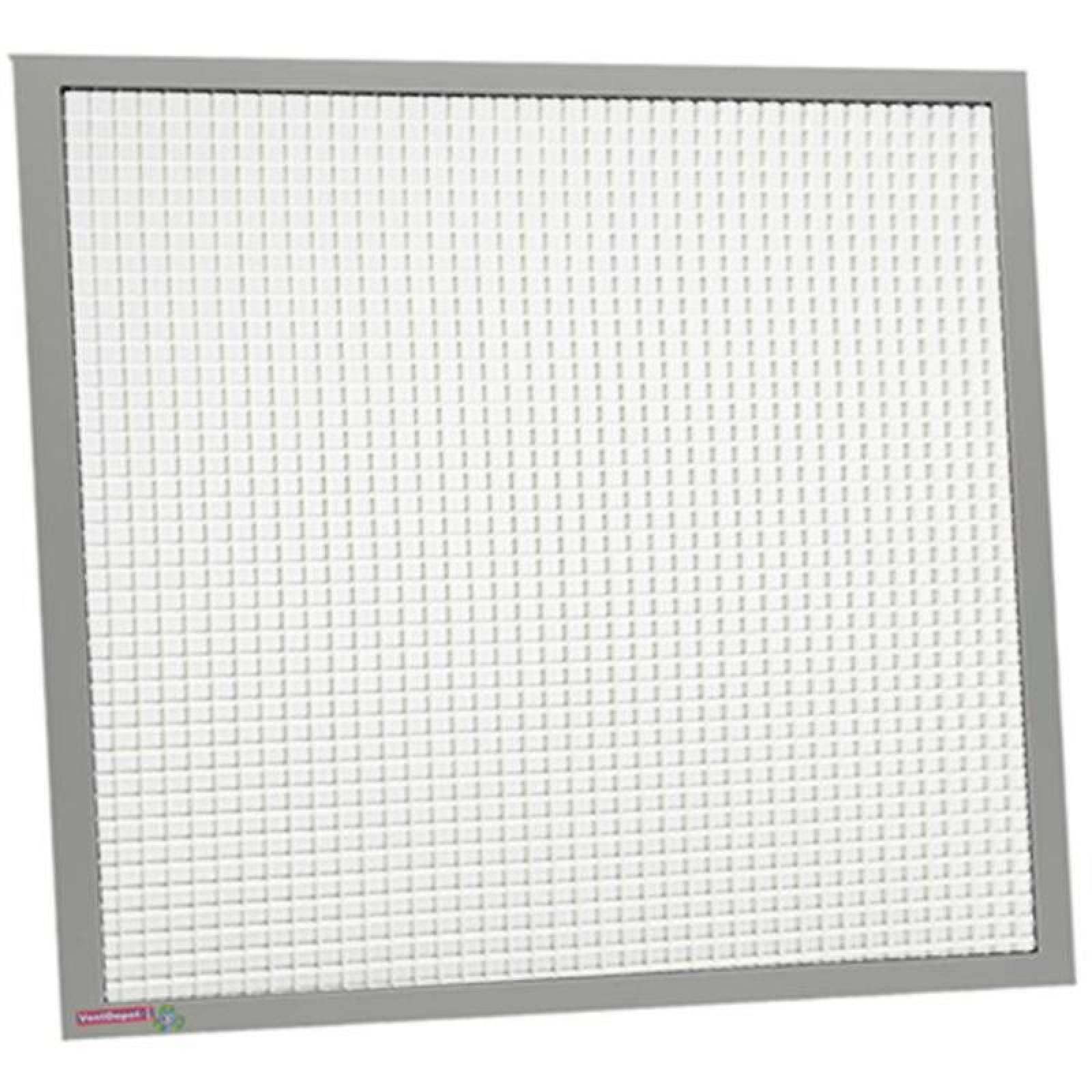  Rejilla Para Aire MX, MXERA-006, 6x6 pulgada, marco de Aluminio, rejilla plástica acabada en blanco., AlumLux