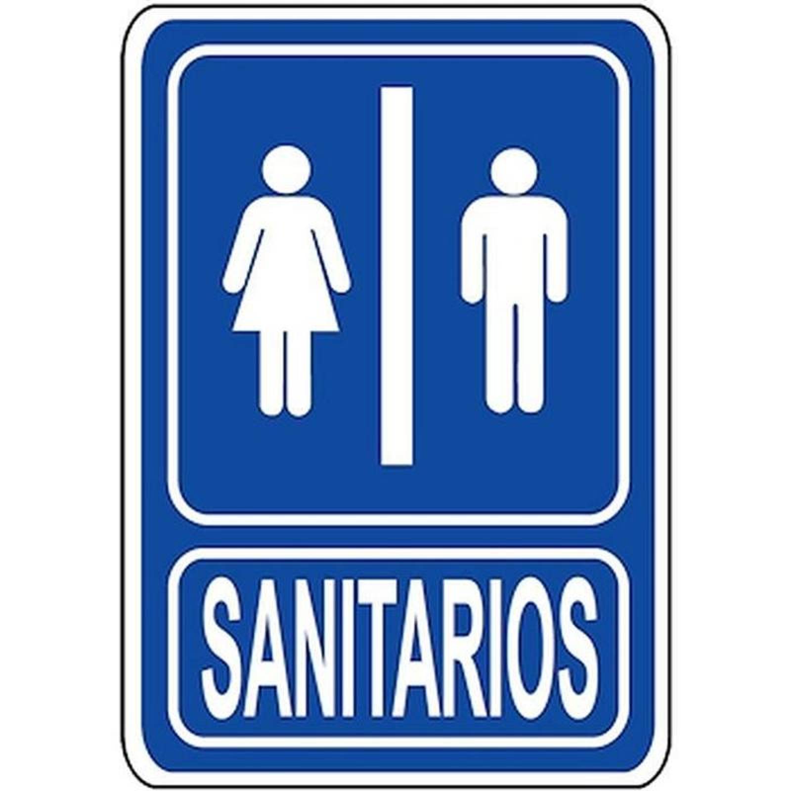 Letrero Indicativo para Hospitales MXSIS-014 20x25 cm Informativos Sanitarios Normal Señalamientos Informativos
