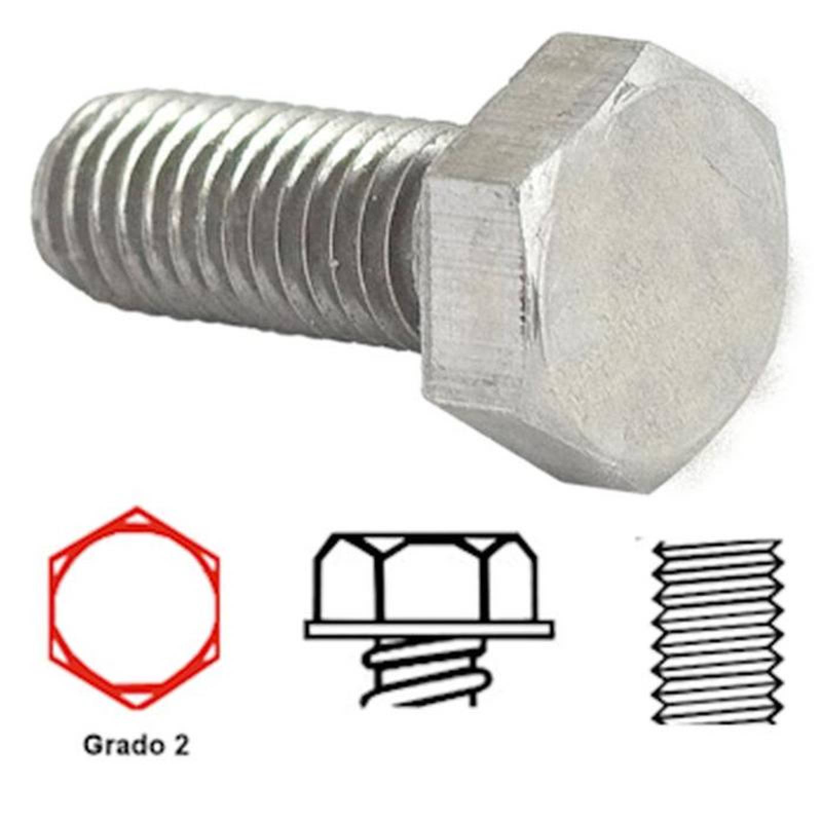 Tornillo Hexagonal Profesional MXEXR-216 1Pza, 78" Diámetro 22,2mm Diámetro Long1 34" 44,5mm Galvanizado Grado 2 Hexagonal, ExtraTor