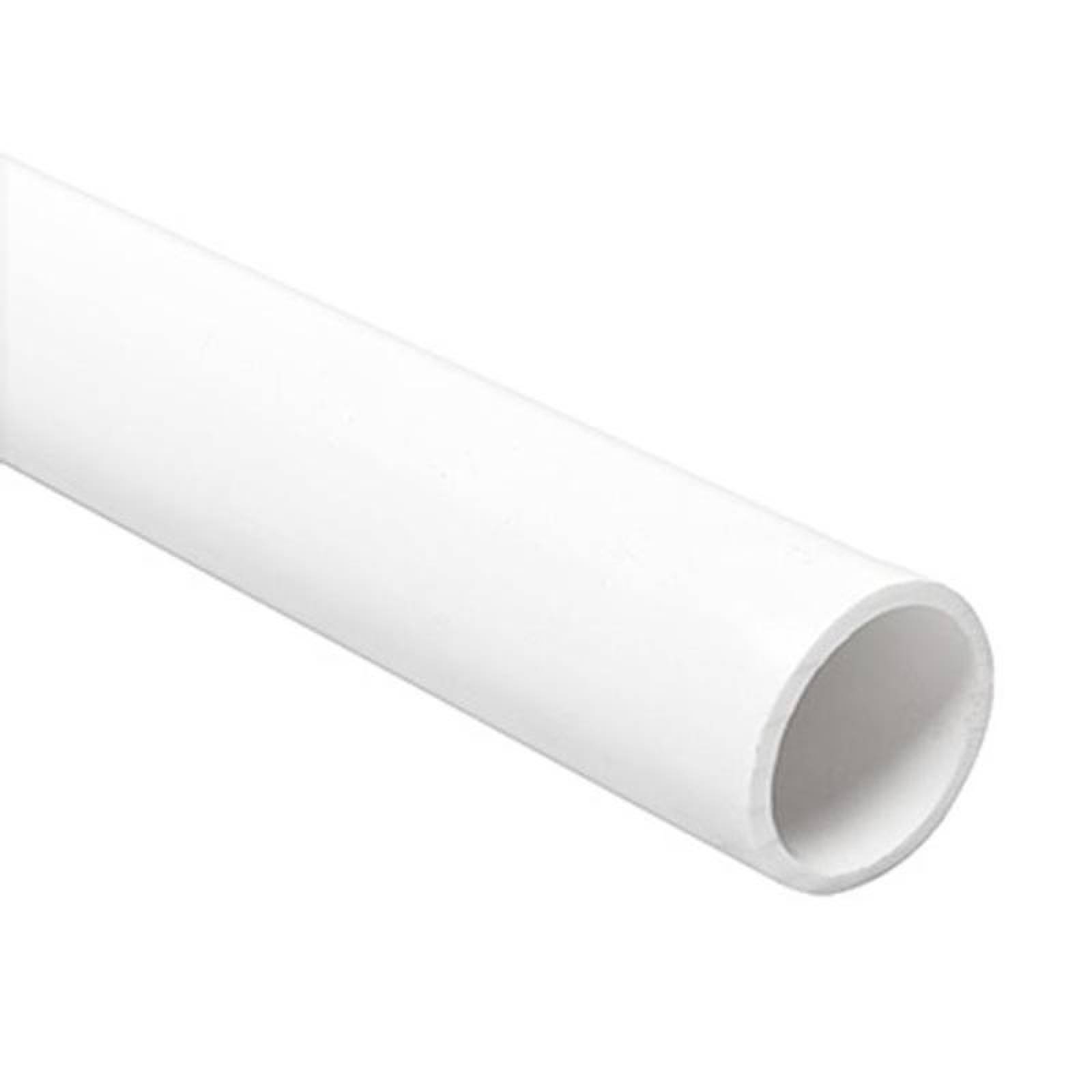 Tubo Hidráulico PVC 80 Ventdepot MXHCU-107 1Pza 32mm Diámetro x 1m Largo 4,9mm Grosor Cédula 80 Blanco PVC, HydraTube 80