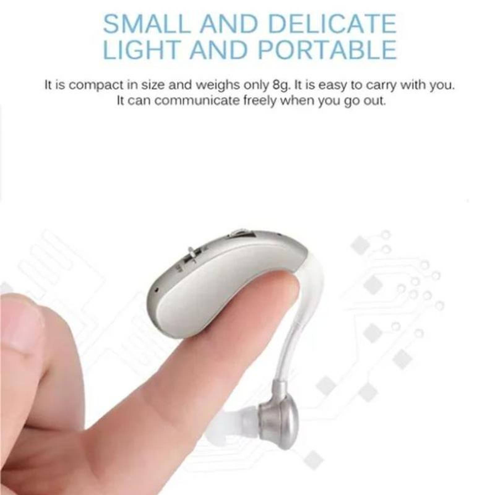 Amplificador de Sonido Resistente, MXHDI-001-3, 1 Pza, Plata/Silver, 450-3400MHz, 129+3dB, Carga USB, 1,2V, Plástico ABS,, HeadDivice