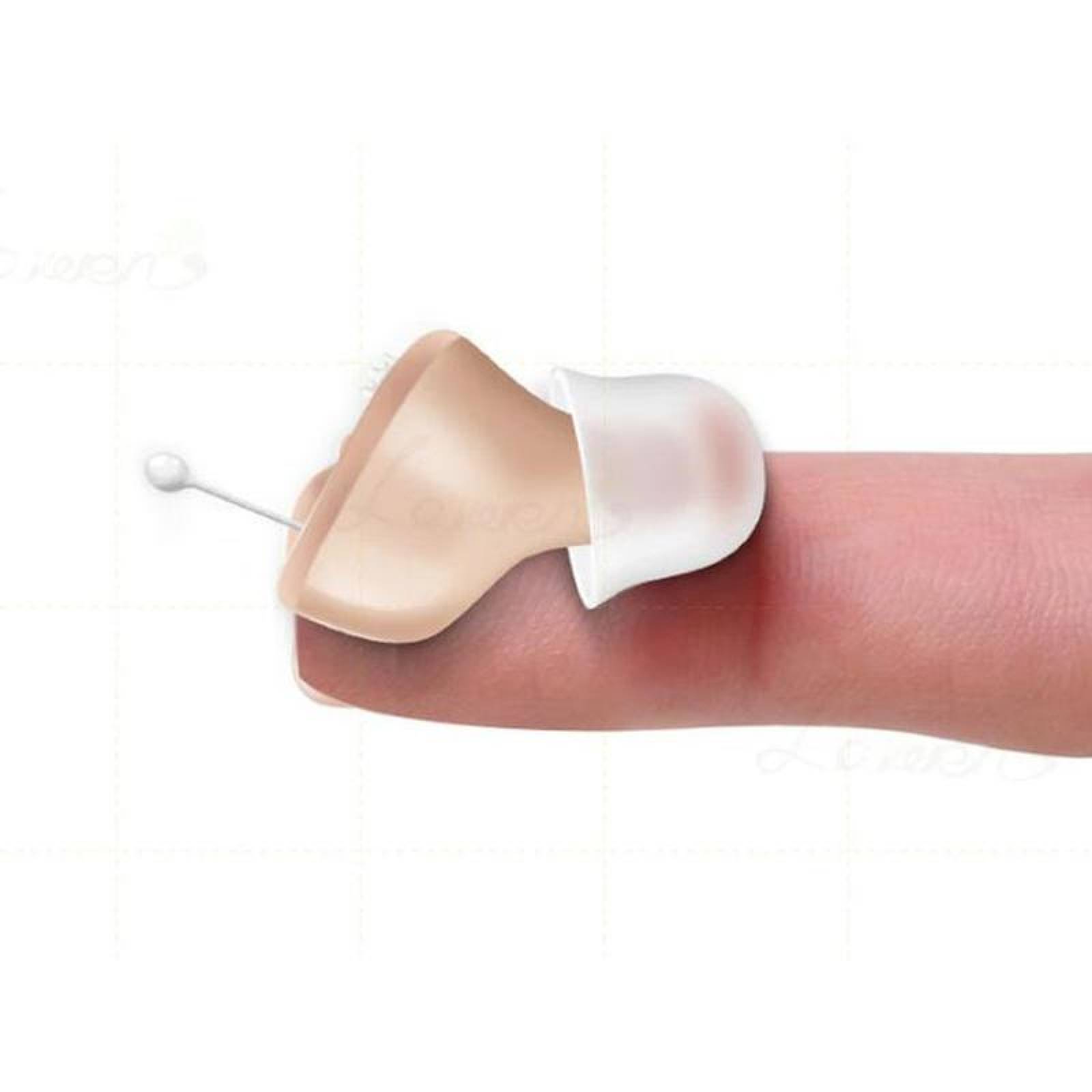 Audífono Mini CIC Ligero Oidos, MXHGL-002-7, 1 par, Beige, 200Hz -7645Hz, 27.6dB, 1.5V, Batería A10, Plástico ABS., HearingPlus