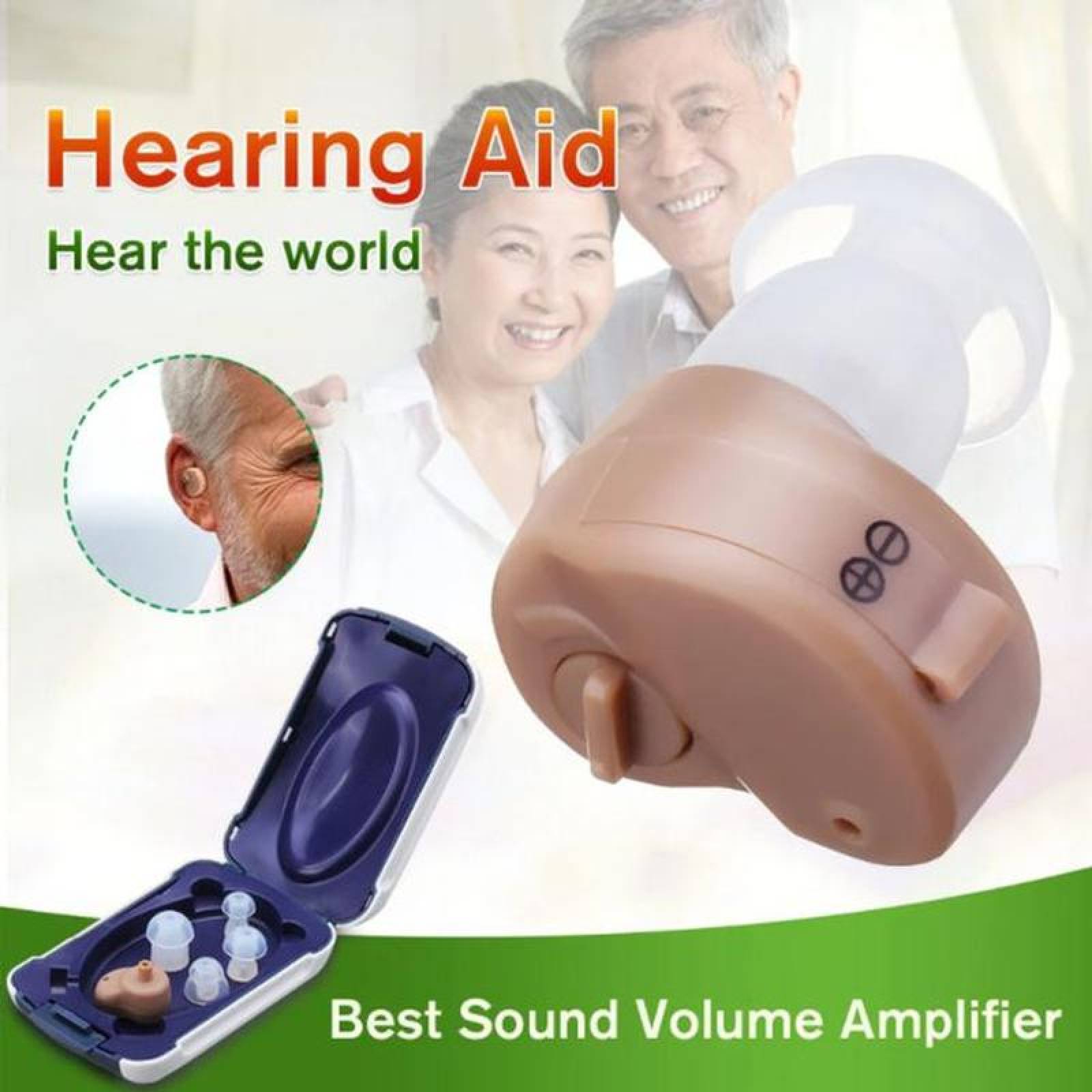 Aparato Auditivo a Buen Costo ITE, MXHNP-001-2, 1 Pza, Beige, 300-4500MHz, 110+/-5dB, Batería AG3, 1.5V, Plástico ABS., HearingPro