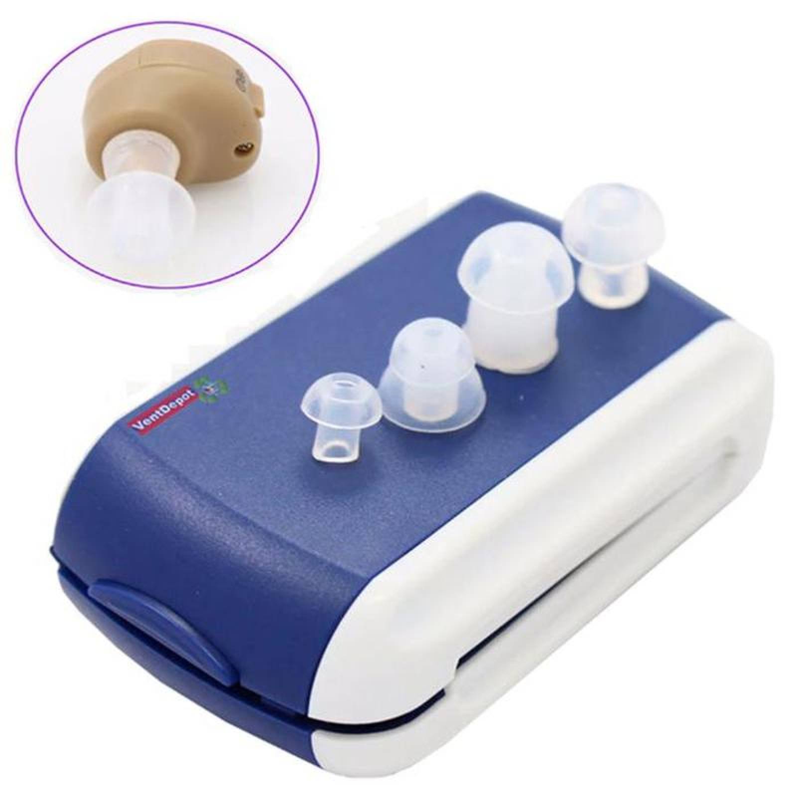 Venta de Aparato Auditivo Invisible, MXHNP-001-18, 1 Pza, Beige, 300-4500MHz, 110+/-5dB, Batería AG3, 1,5V, Plástico ABS,, HearingPro