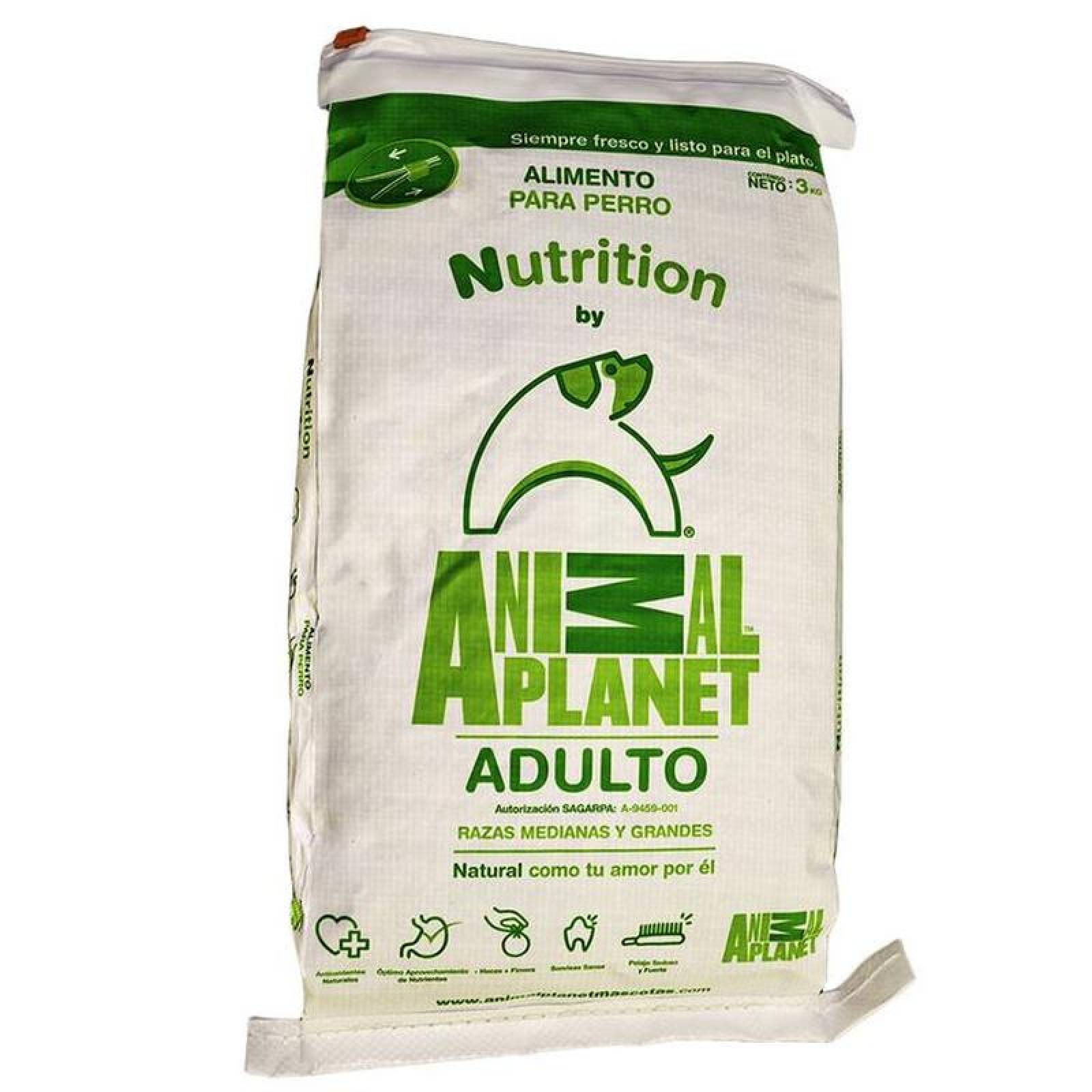 Croqueta a Buen Precio Animal Pla, MXPRR-001-14, 3 Kg, Croquetas, Perro Adulto Raza Mediana y Grande., Animal Planet Nutrition Adulto Razas Medianas y Grandes